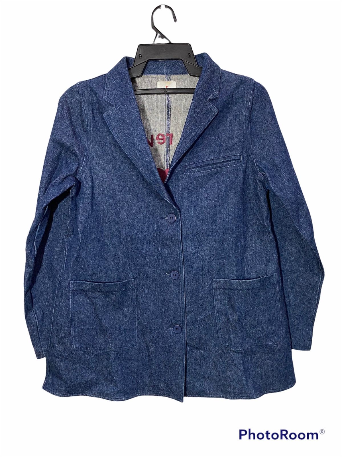 Designer merry jenny denim emboired jacket | Grailed