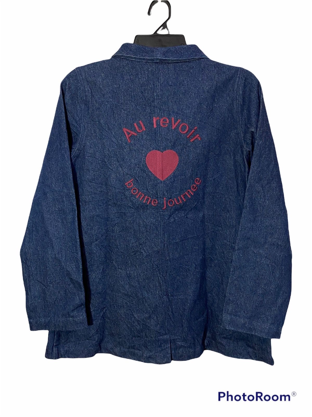 Designer × Japanese Brand merry jenny denim emboired jacket Size US S / EU 44-46 / 1 - 2 Thumbnail