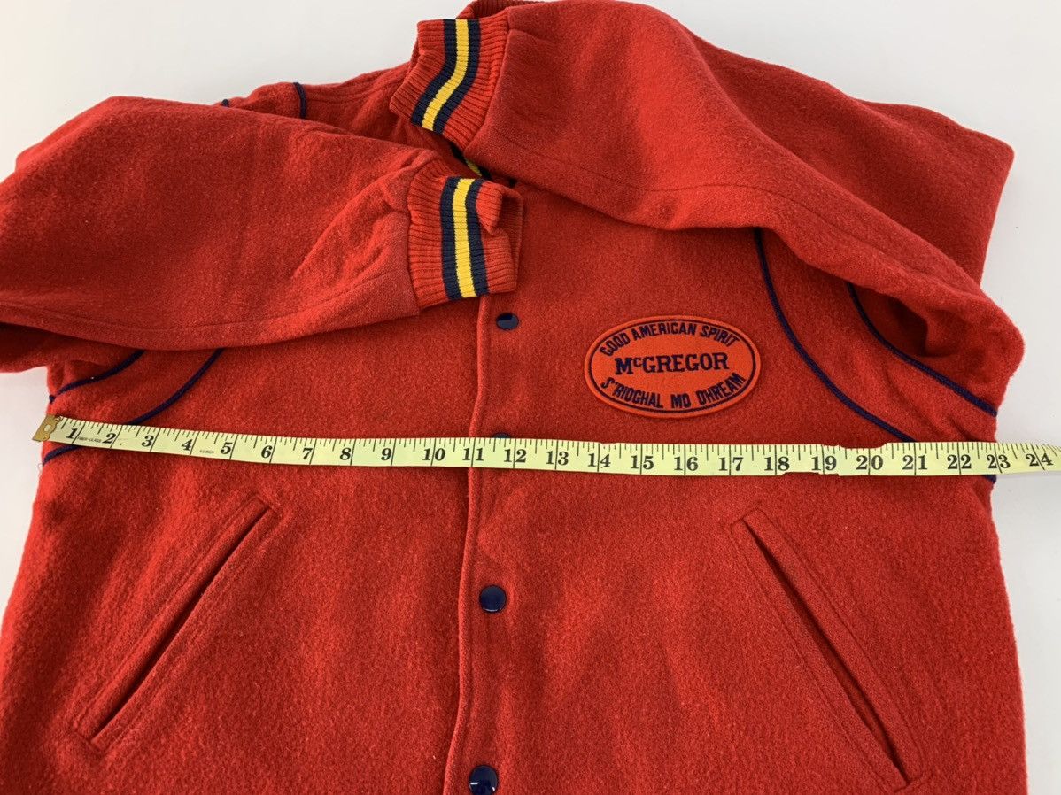 McGregor McGregor S’rioghal Mo Dhream Wool Varsity Jacket Snap Button Size US L / EU 52-54 / 3 - 9 Thumbnail