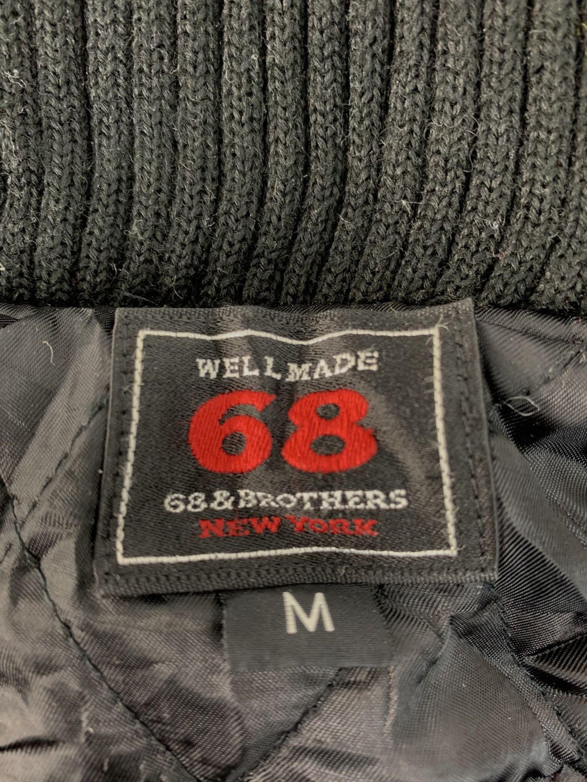 Sixty 6IXTY8IGHT SIXTYEIGHT Spell Out 68 & Brother Varsity Jacket Size US M / EU 48-50 / 2 - 9 Thumbnail