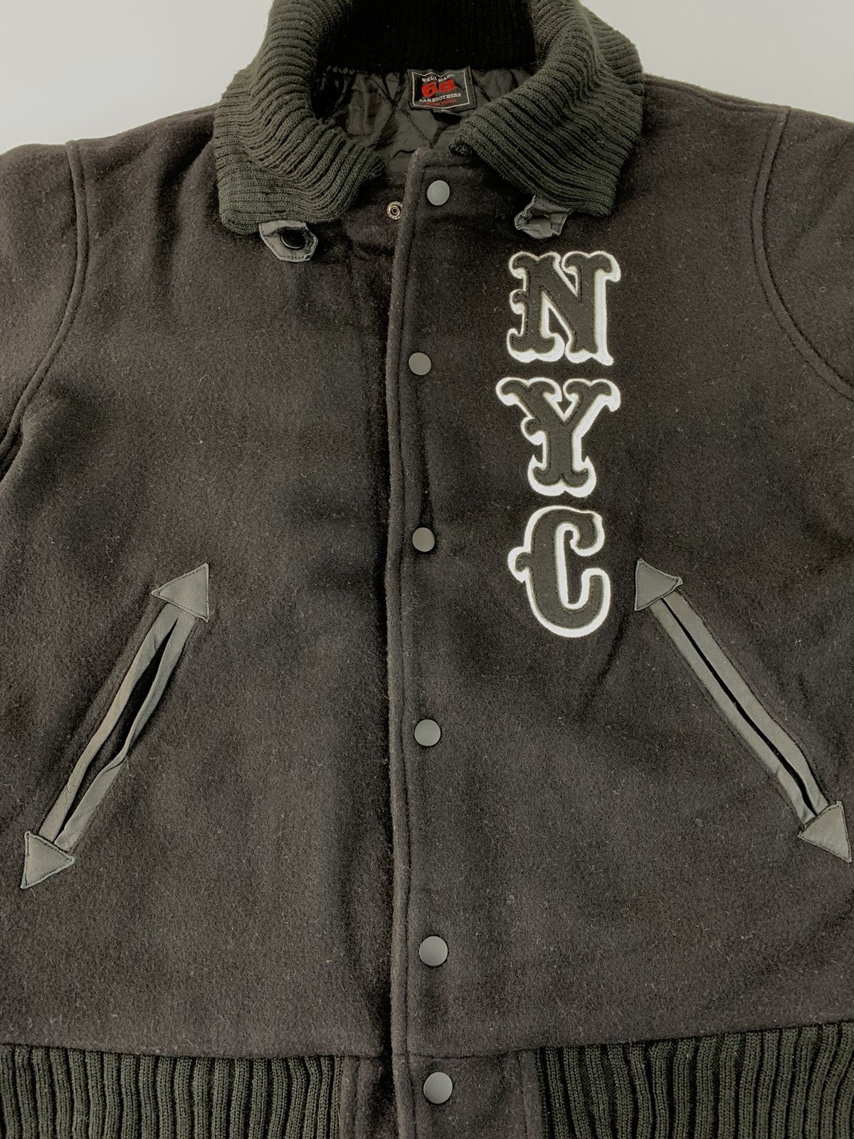 Sixty 6IXTY8IGHT SIXTYEIGHT Spell Out 68 & Brother Varsity Jacket Size US M / EU 48-50 / 2 - 4 Thumbnail