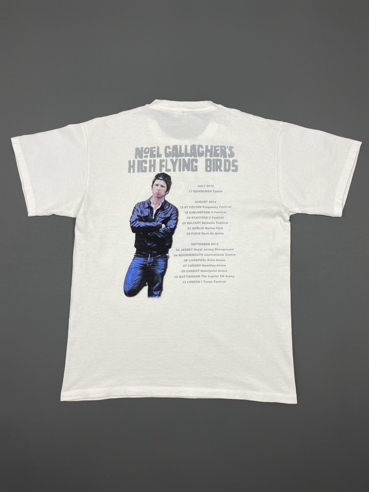 Band Tees 2012 Noel Gallagher’s High Flying Birds UK Tour Gig T-Shirt Size US L / EU 52-54 / 3 - 5 Thumbnail