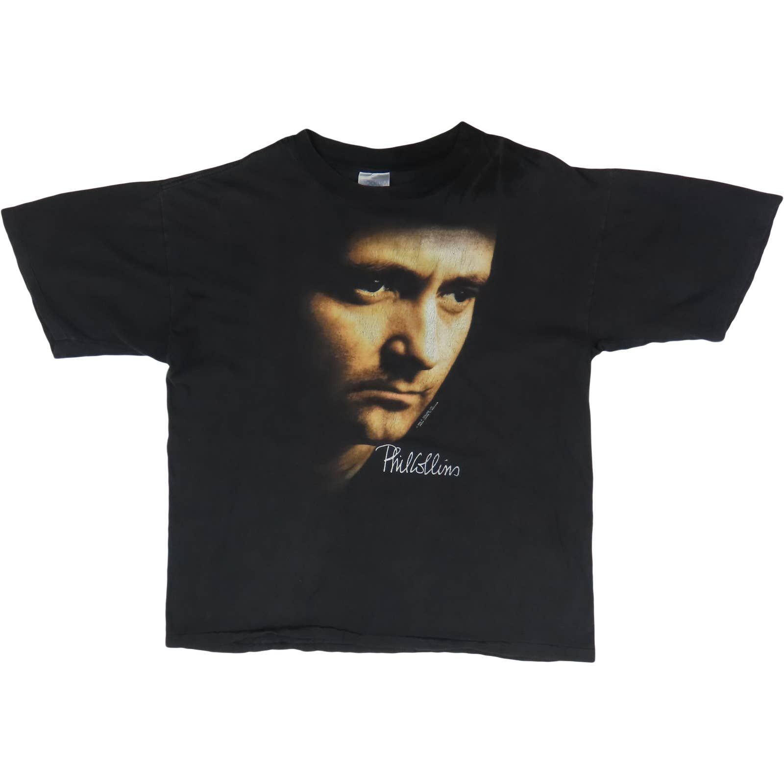 Brockum 90s Vintage Phil Collins World Tour Concert Portrait T Shirt ...