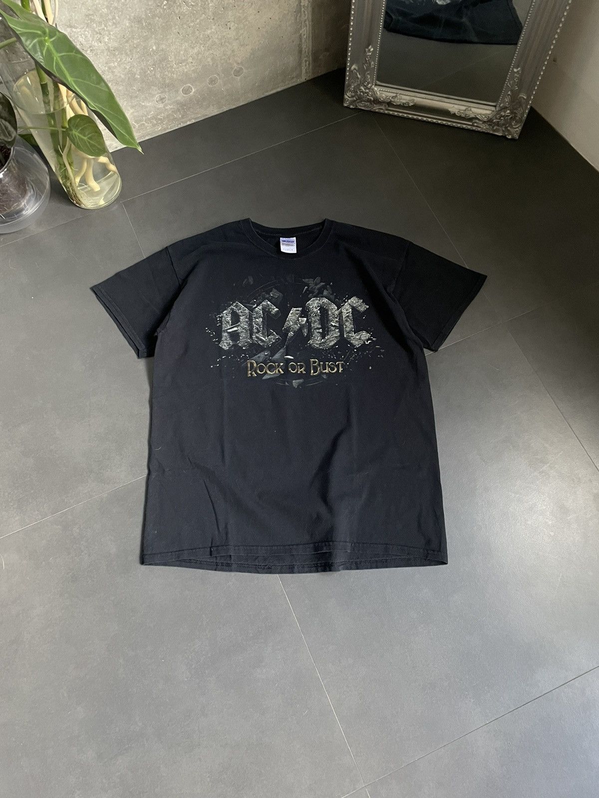 AC/DC × Band Tees Vintage 90’s AcDc Rock Or Bust Tee Y2k Size US L / EU 52-54 / 3 - 1 Thumbnail
