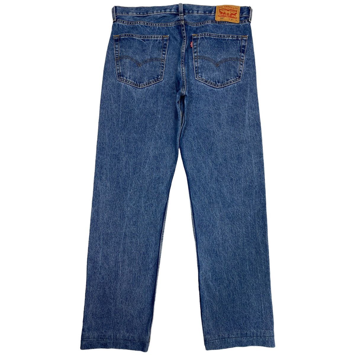 image of Levis x Levis Vintage Clothing Blue Stonewashed Denim Daddy Fit Pants Jeans (Size 36)