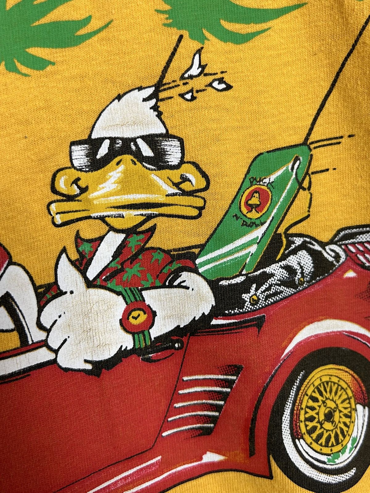 Vintage 80s Vintage 1988 Cool Duck "Where are the broads!" T-Shirt Size US XL / EU 56 / 4 - 4 Thumbnail