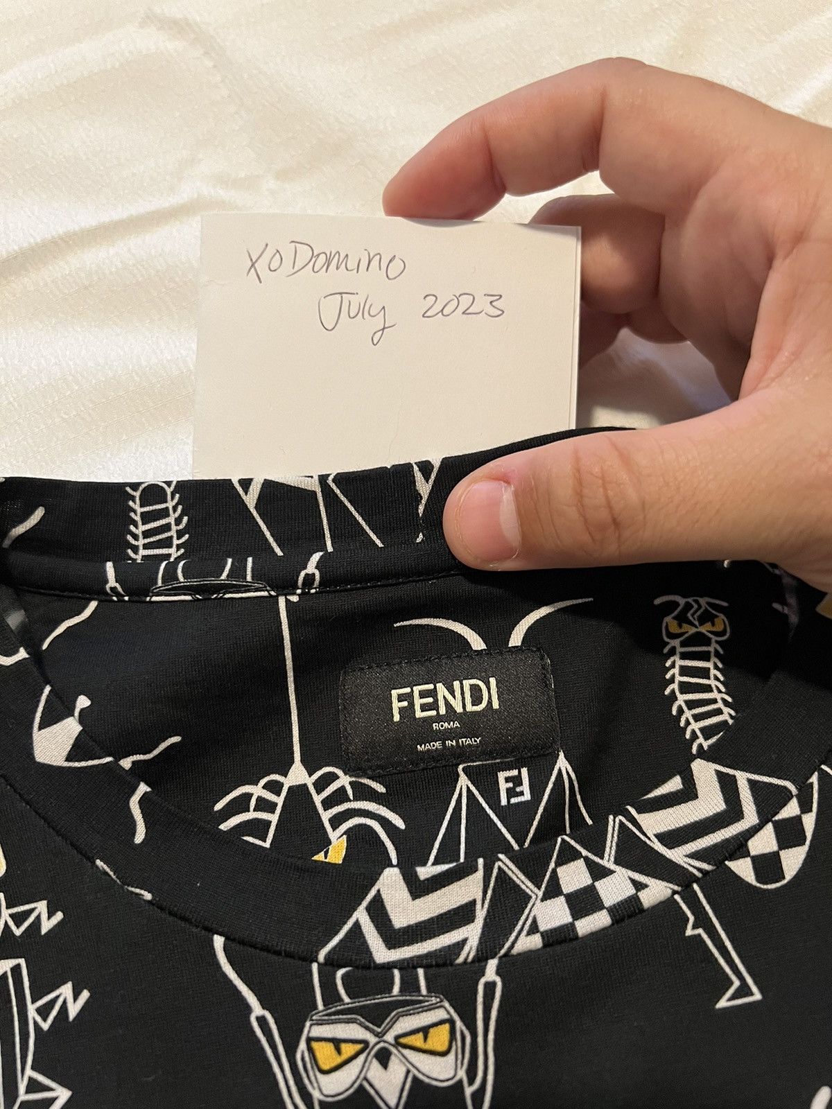 Fendi FENDI Bugs Tee Size US S / EU 44-46 / 1 - 3 Thumbnail