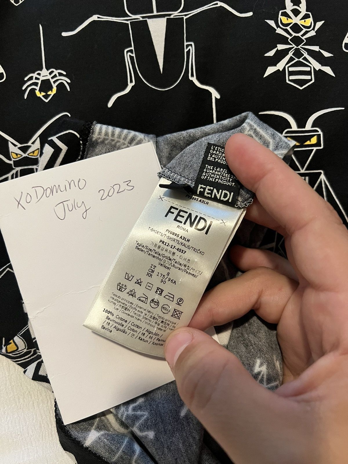 Fendi FENDI Bugs Tee Size US S / EU 44-46 / 1 - 6 Thumbnail