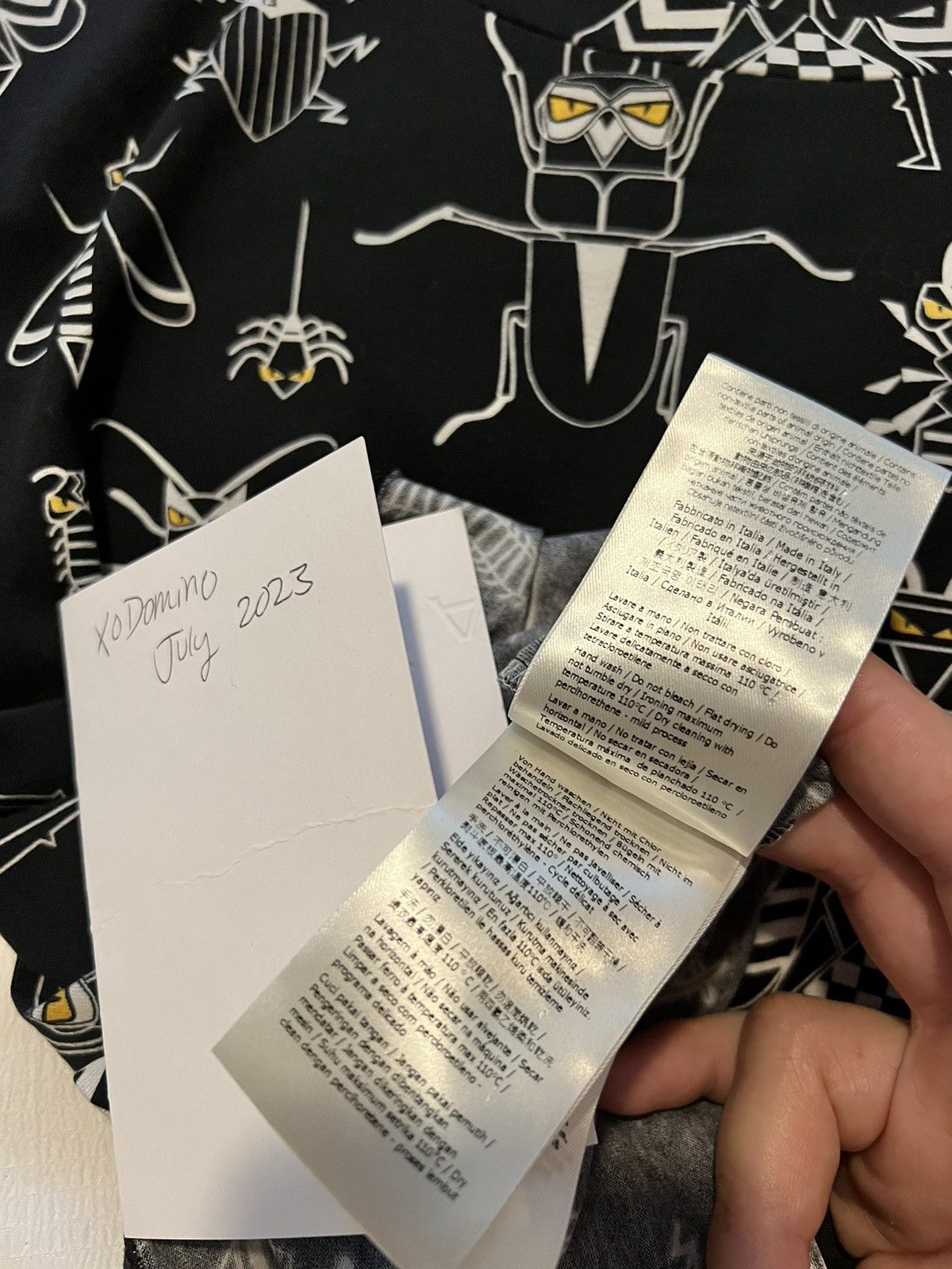 Fendi FENDI Bugs Tee Size US S / EU 44-46 / 1 - 7 Thumbnail