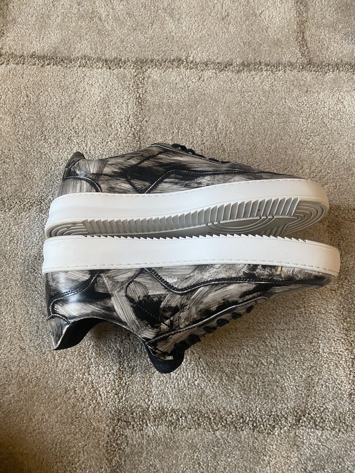 Filling Pieces Filling Pieces Marble Low Tops Size US 10 / EU 43 - 5 Thumbnail