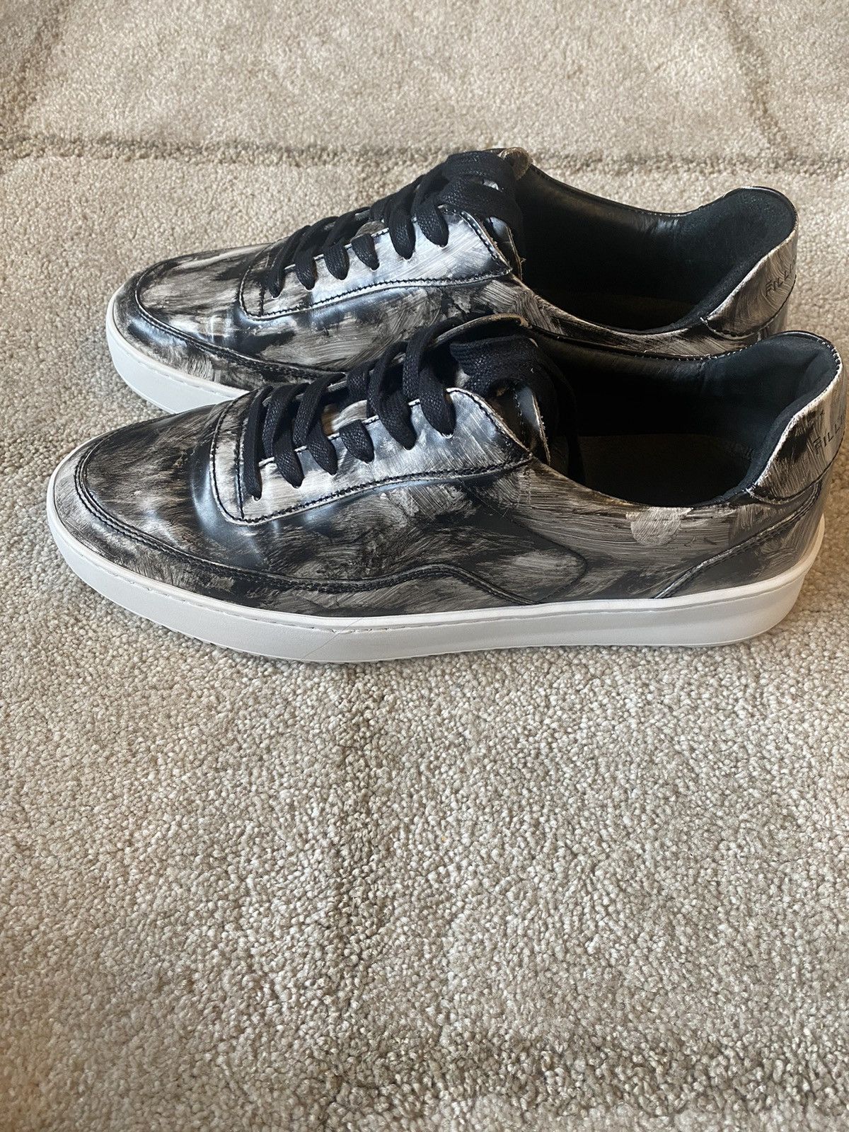 Filling Pieces Filling Pieces Marble Low Tops Size US 10 / EU 43 - 2 Thumbnail