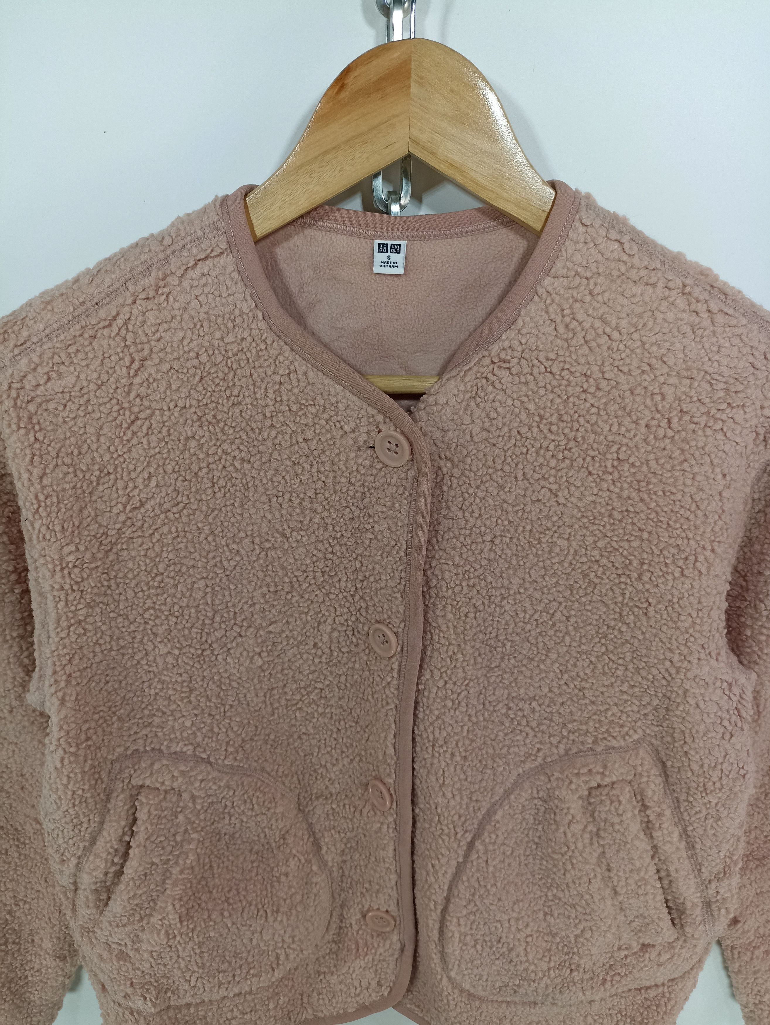 Japanese Brand × Uniqlo Uniqlo Cardigan Bulky Fleece Size S / US 4 / IT 40 - 3 Thumbnail