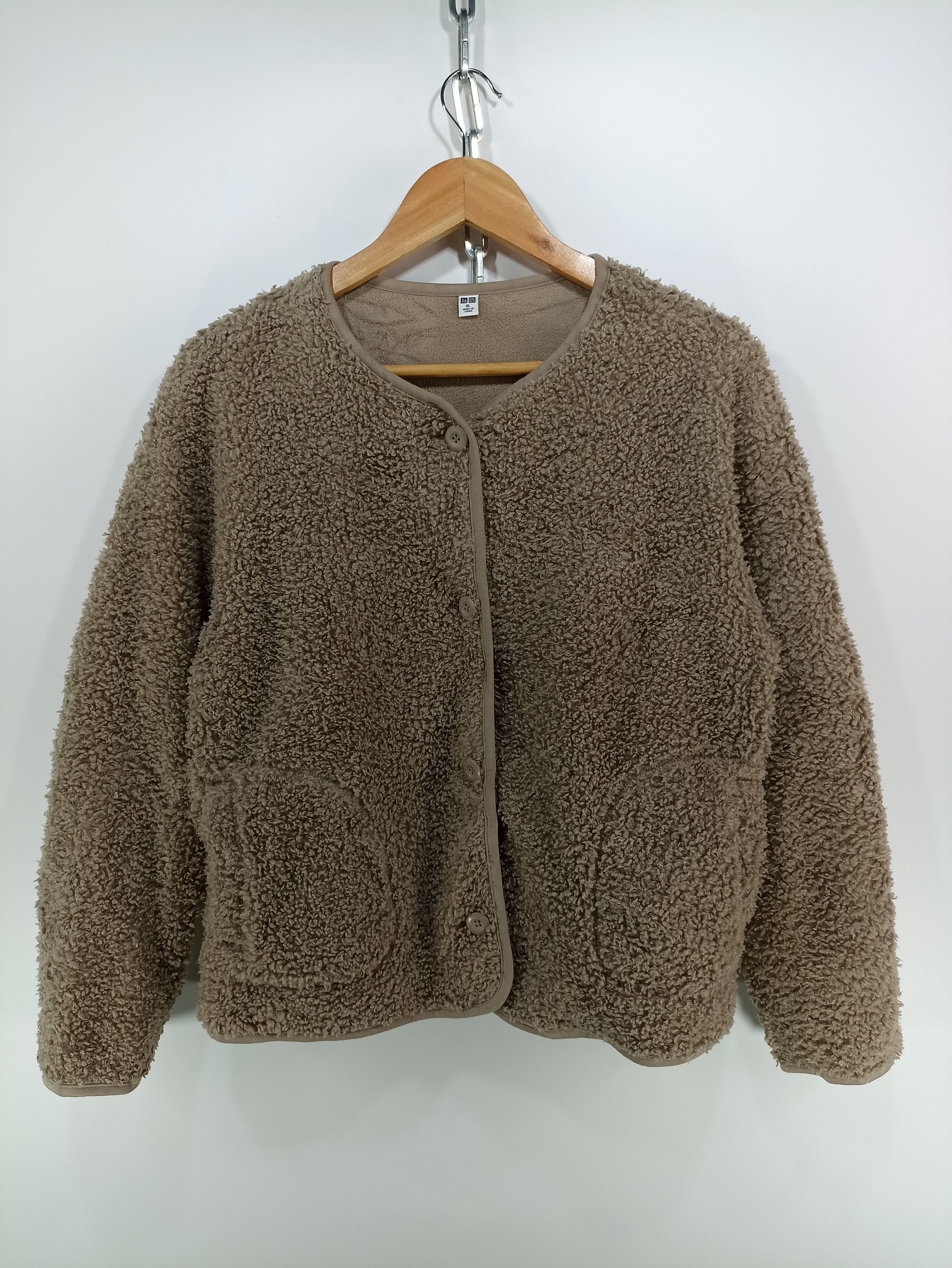 Uniqlo Uniqlo Cardigan Bulky Fleece Size XL / US 12-14 / IT 48-50 - 1 Thumbnail