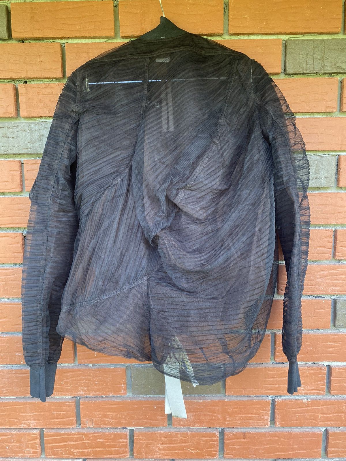 Rick Owens Rick Owens S/S 18 silk bomber jacket - swoop bomber jacket Size US S / EU 44-46 / 1 - 3 Thumbnail