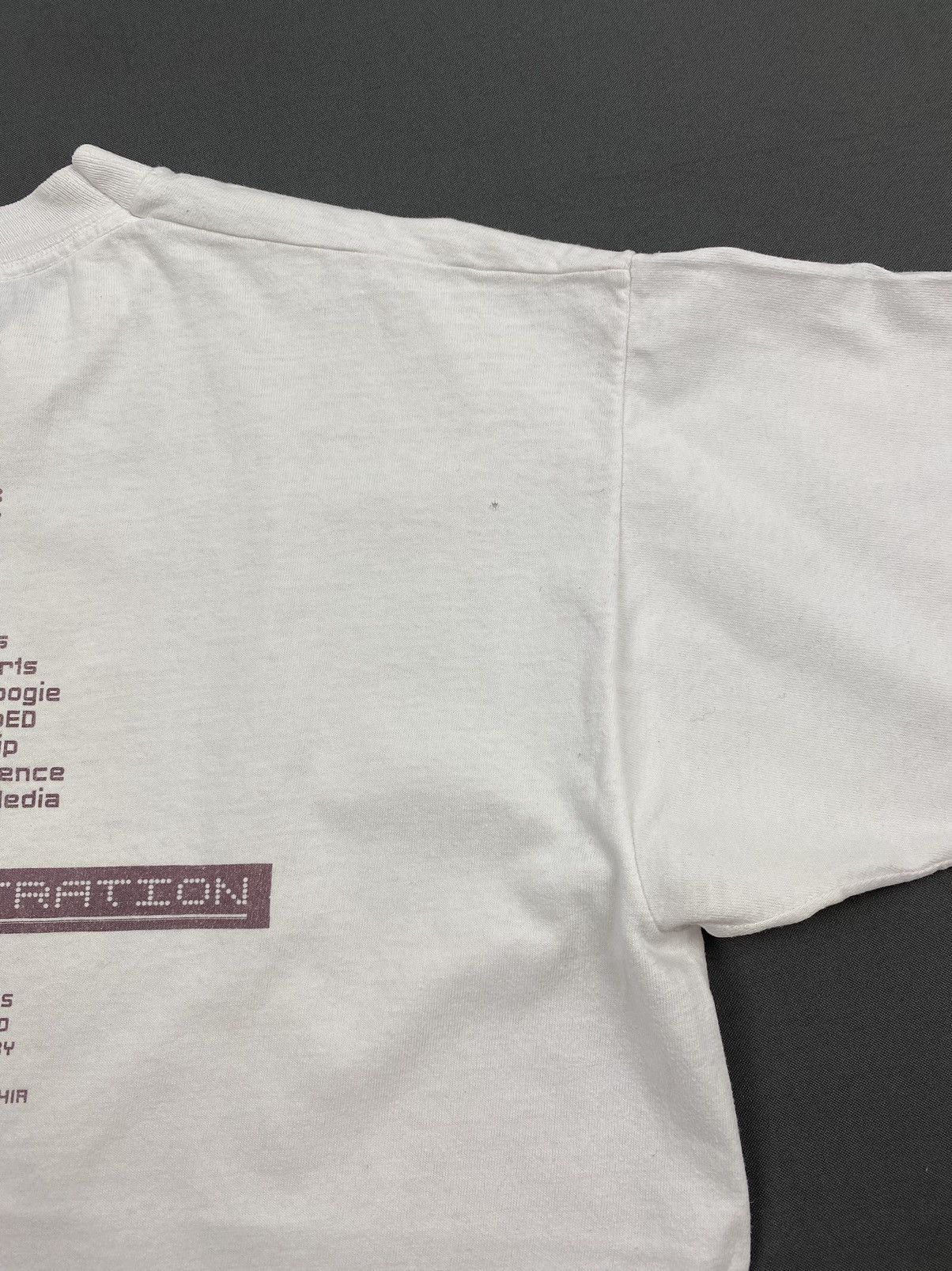 Band Tees 1999 Vintage Deeper Concentration Electronic Hip Hop Tee Size US XL / EU 56 / 4 - 11 Thumbnail