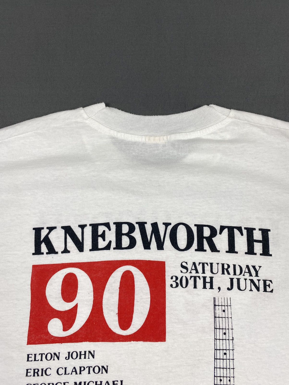 Band Tees 1990 Vintage Explosion of Sound Knebworth Fest Cut Off Tee Size US M / EU 48-50 / 2 - 6 Thumbnail