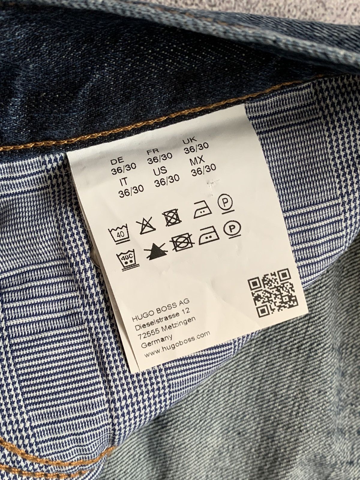 Hugo Boss × Jean Hugo boss 36/30 Maine regural fit denim pant trousers chino Size US 36 / EU 52 - 13 Thumbnail