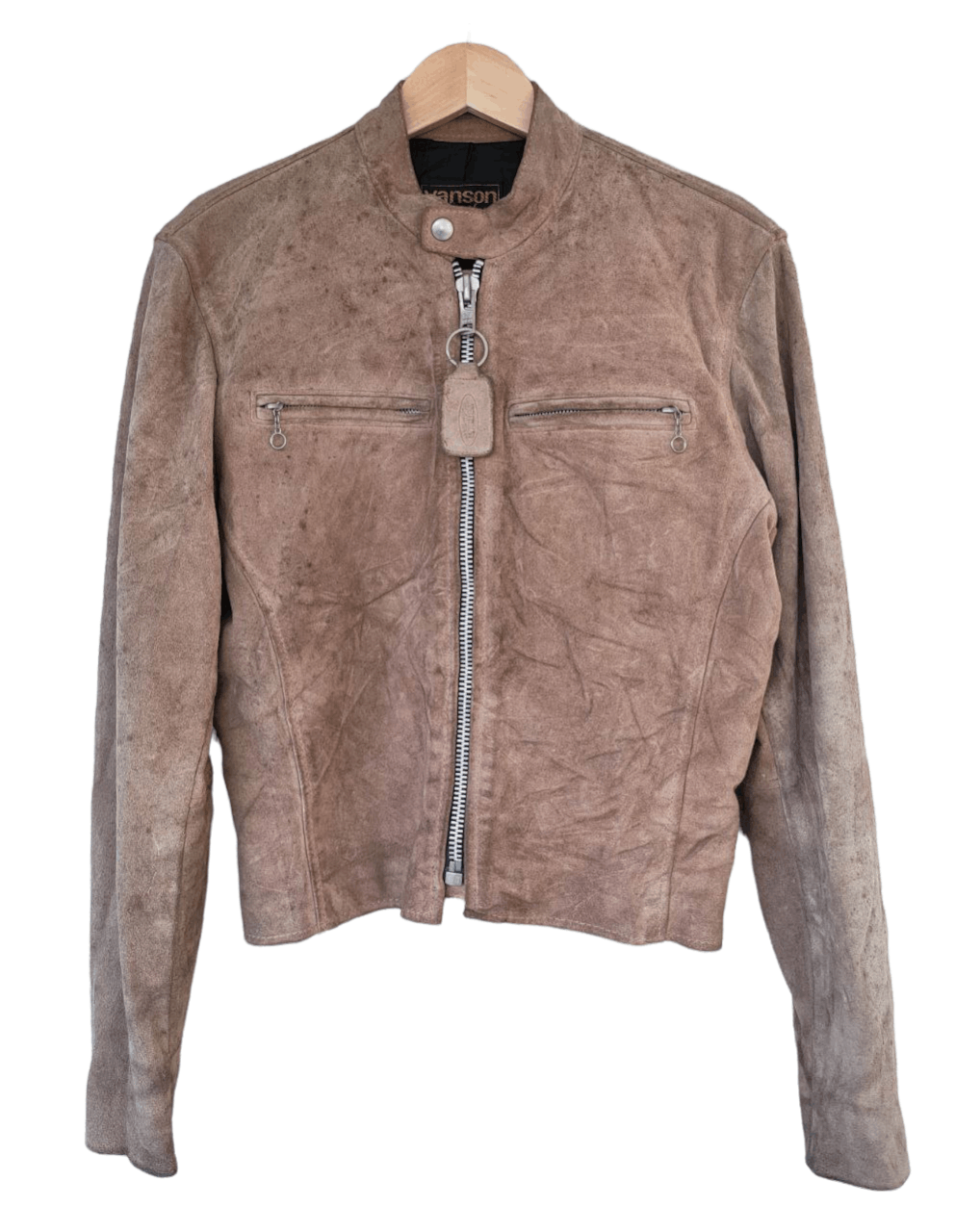 image of Made In USA x Vanson Leathers Vanson Leather Jacket in Brown, Men's (Size Small)