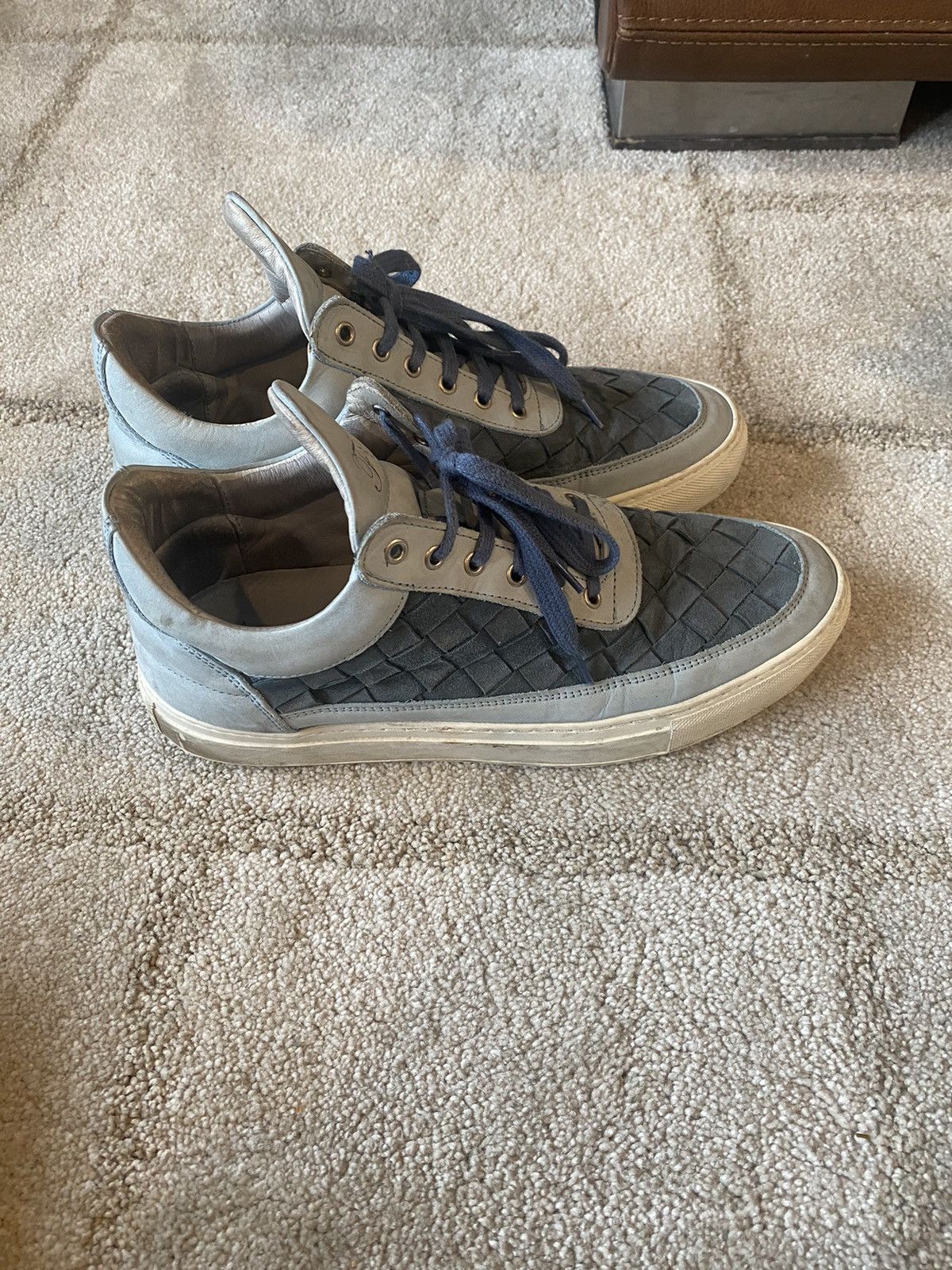 Filling Pieces Filling Pieces Suede Knit Sneakers Size US 10 / EU 43 - 4 Thumbnail