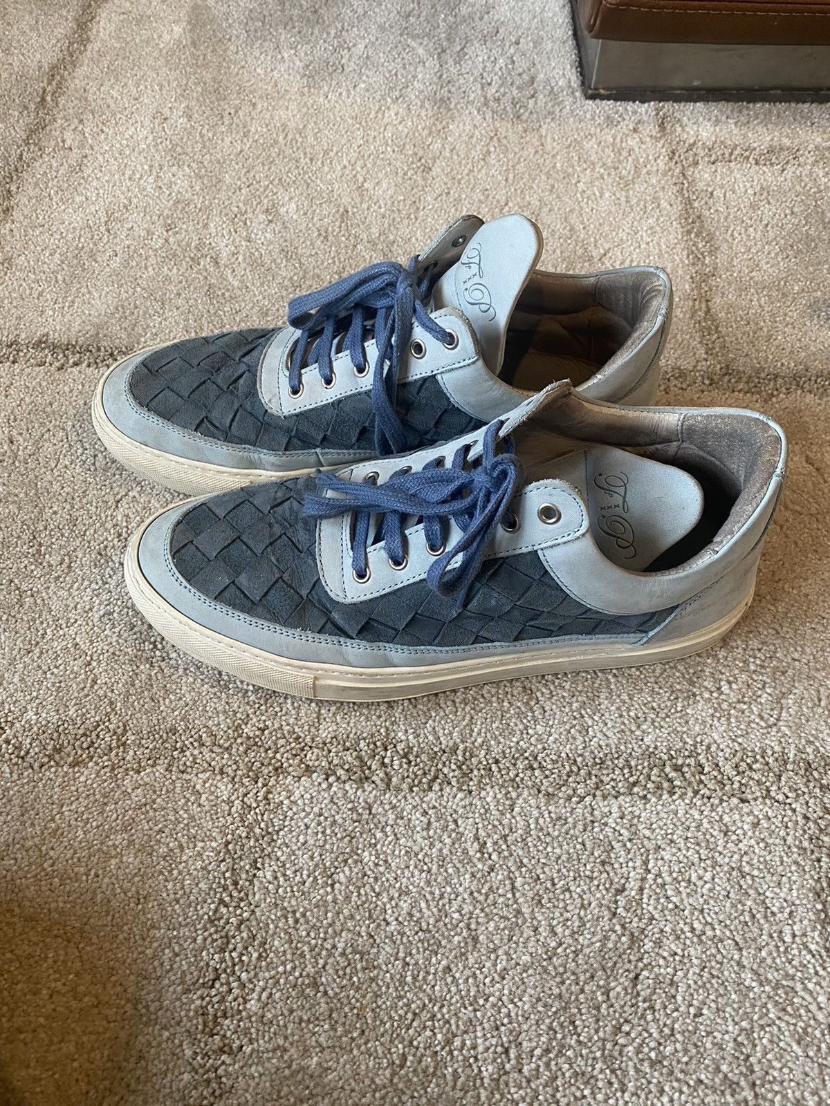 Filling Pieces Filling Pieces Suede Knit Sneakers Size US 10 / EU 43 - 1 Thumbnail