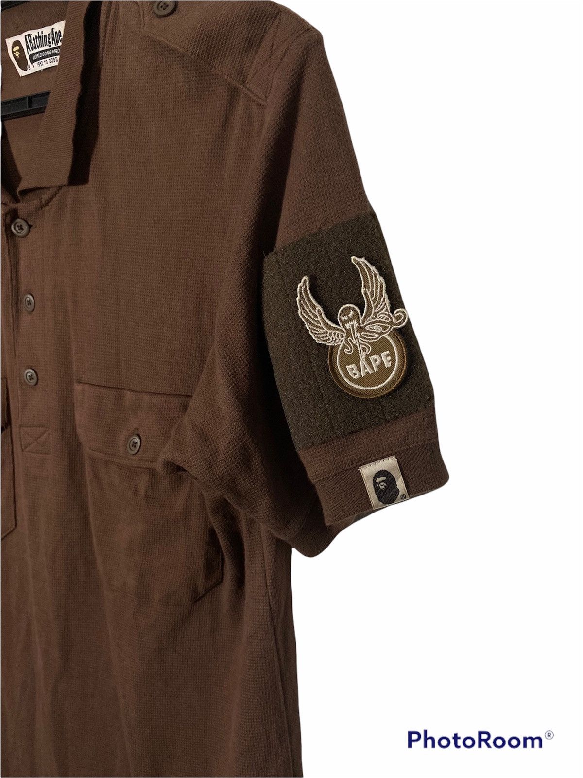 bape polo twin pockect