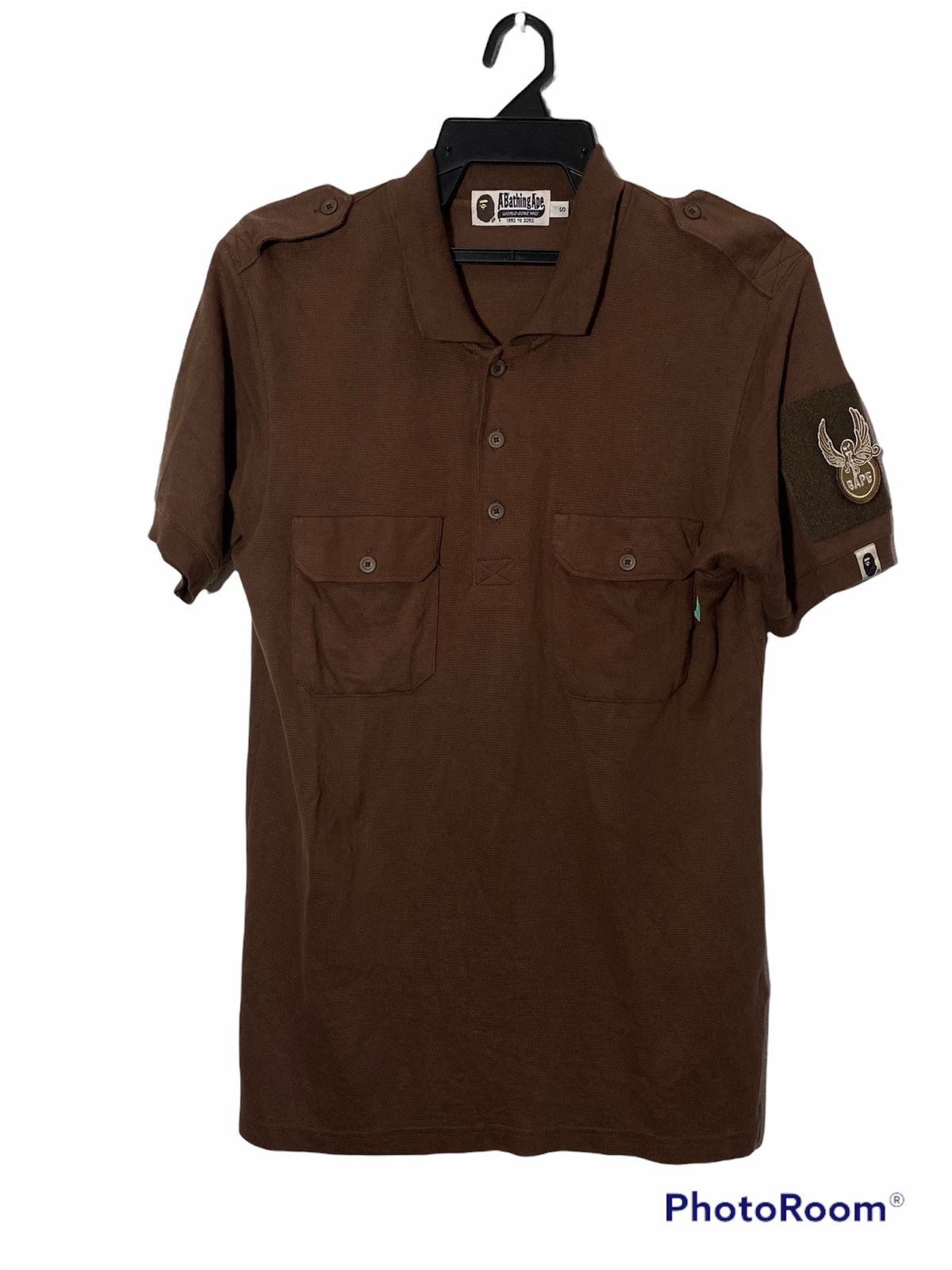 bape polo twin pockect