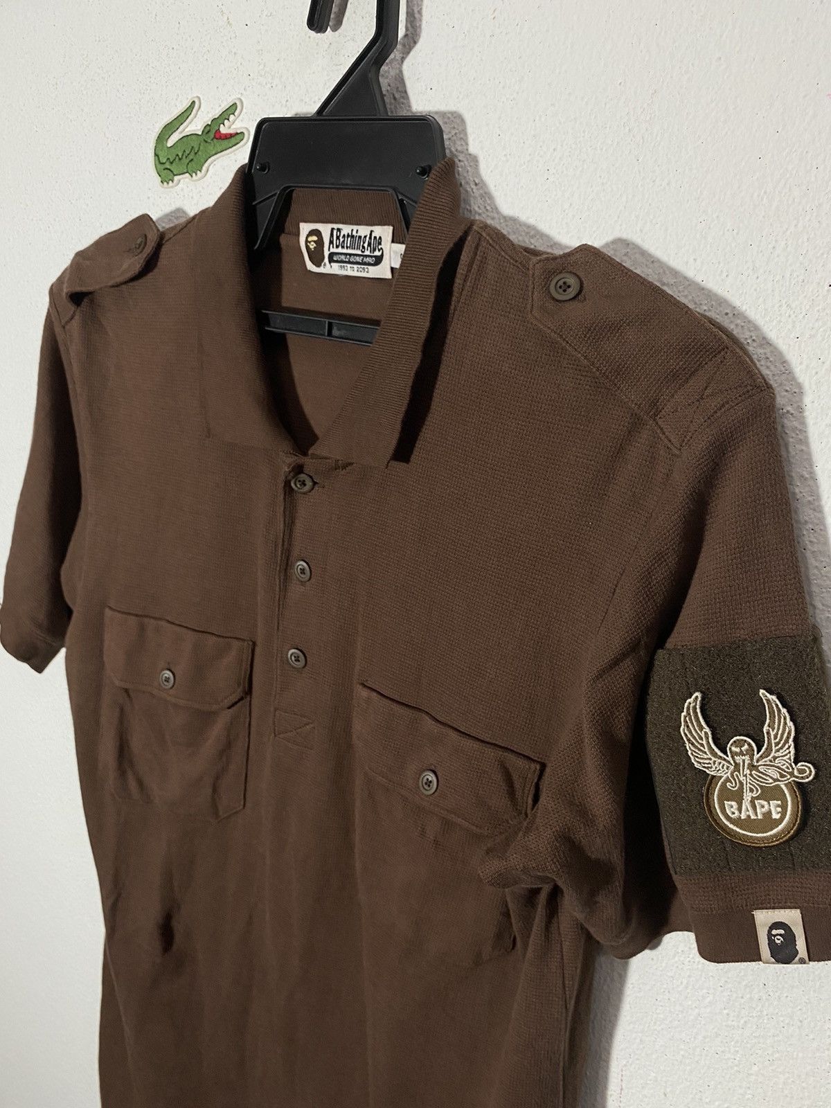 bape polo twin pockect