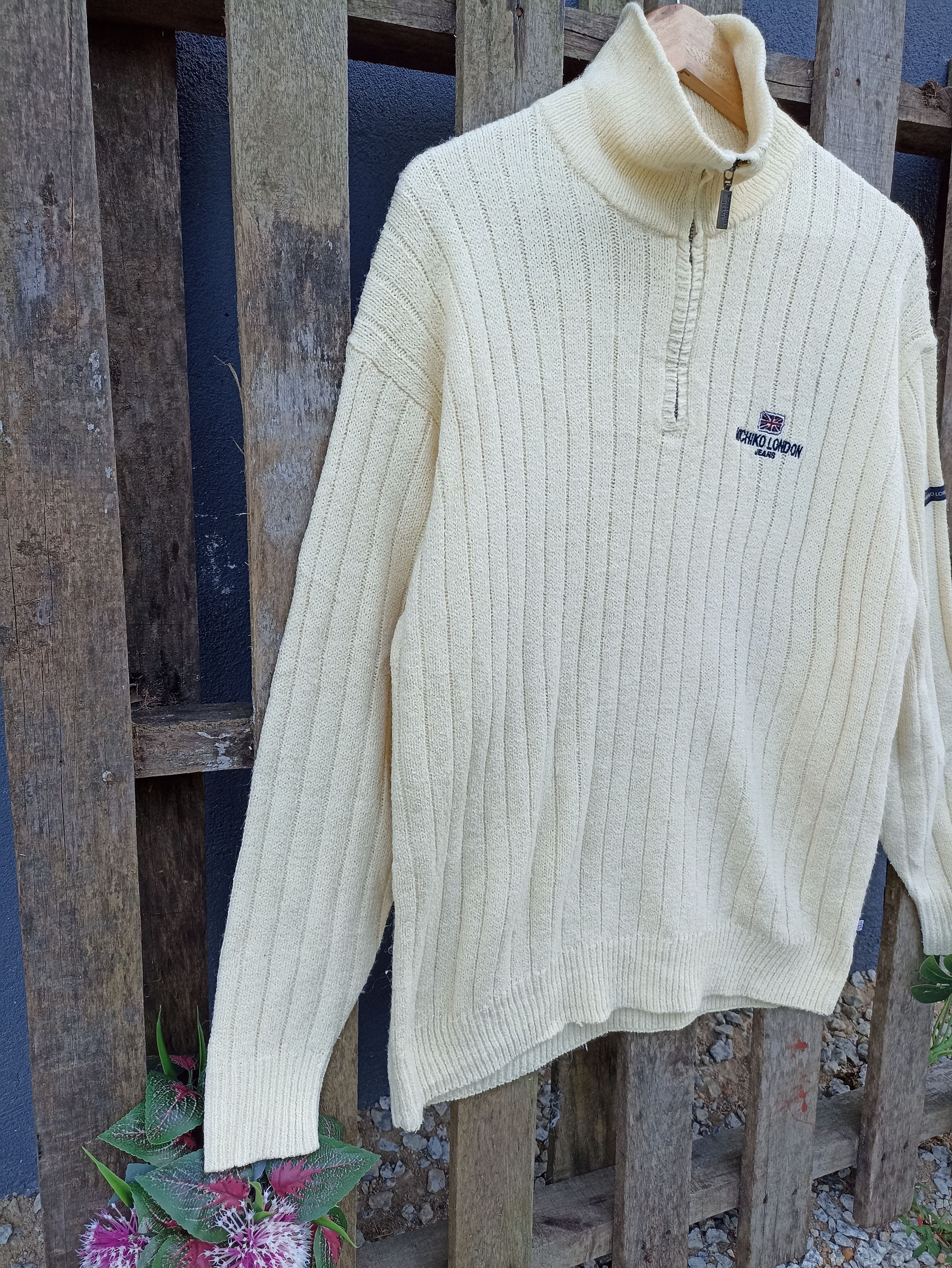 Japanese Brand × Michiko Koshino London Michiko London Knitted Sweater Size US L / EU 52-54 / 3 - 4 Thumbnail