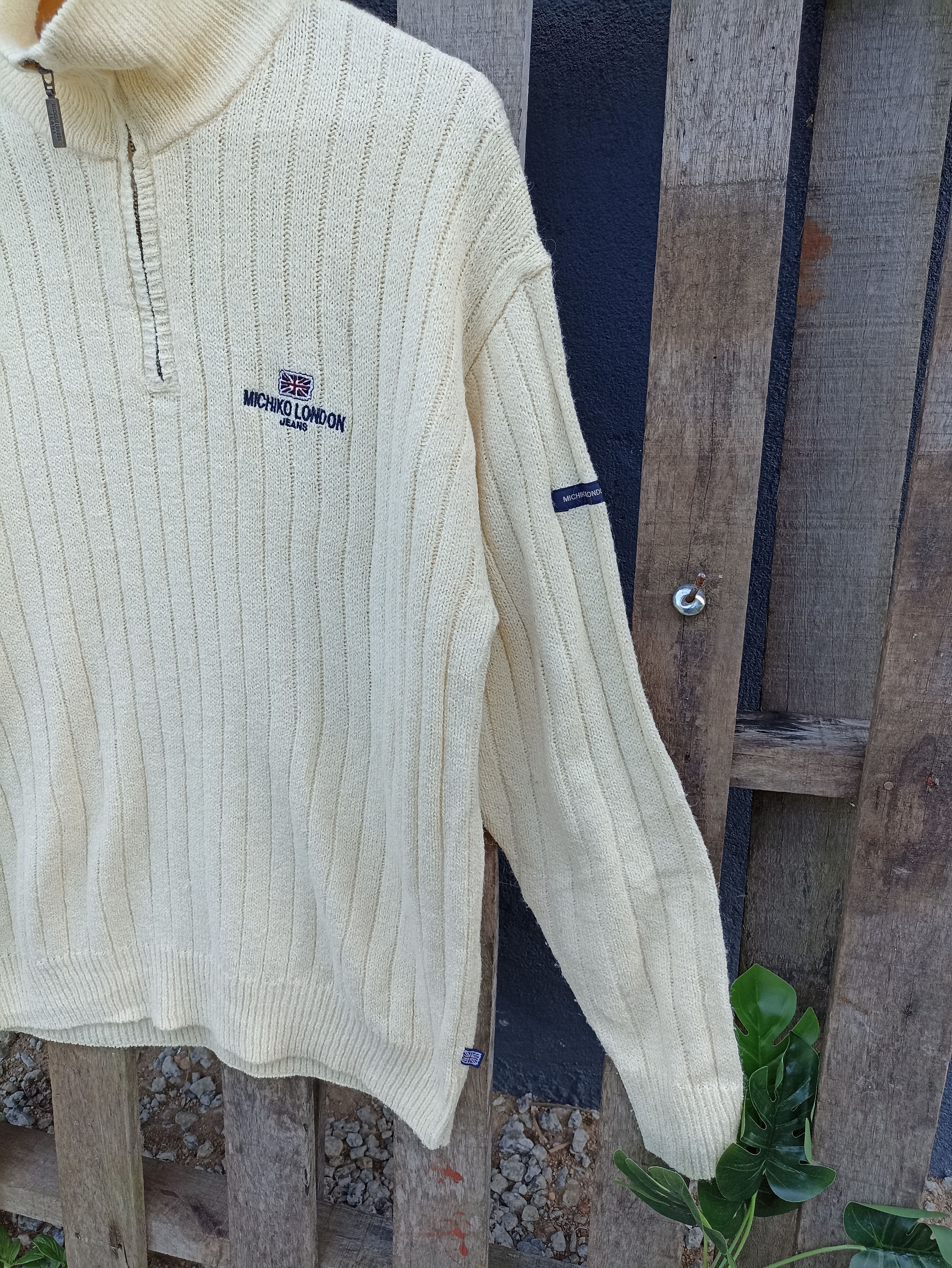 Japanese Brand × Michiko Koshino London Michiko London Knitted Sweater Size US L / EU 52-54 / 3 - 2 Thumbnail