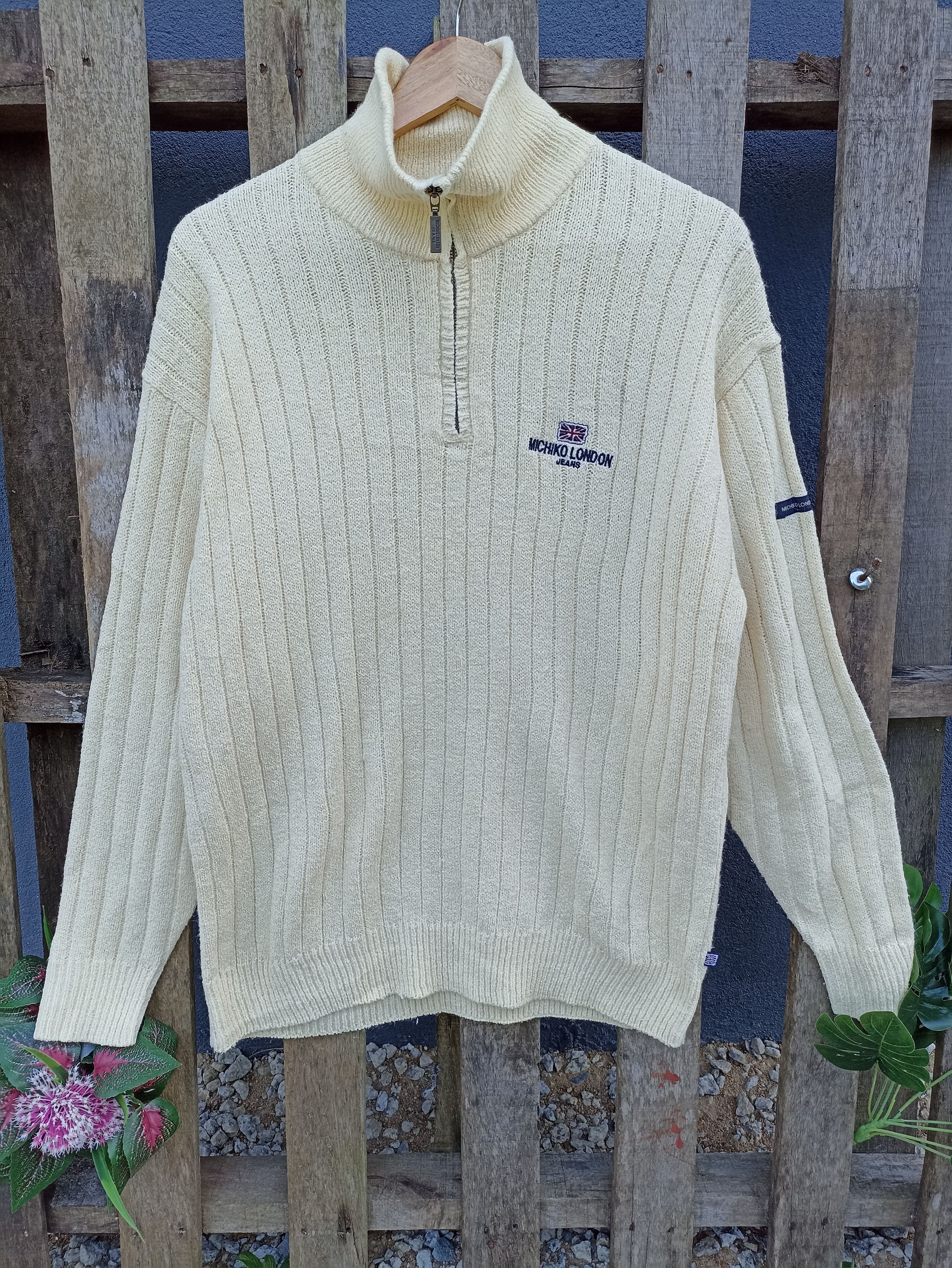 Japanese Brand × Michiko Koshino London Michiko London Knitted Sweater Size US L / EU 52-54 / 3 - 1 Thumbnail