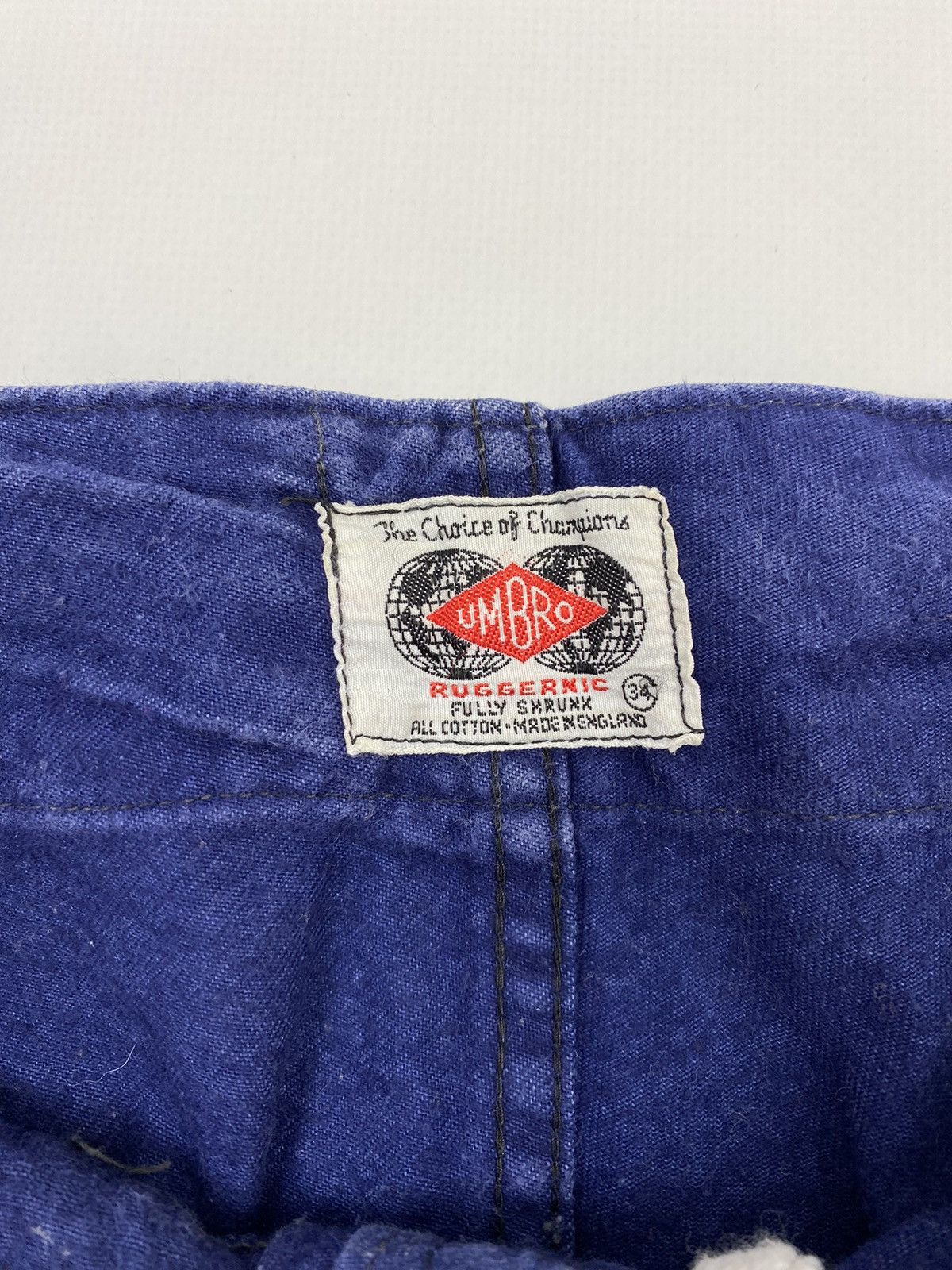 Umbro 1960s Vintage Umbro Athletic Cotton Retro Shorts Size US 34 / EU 50 - 4 Thumbnail