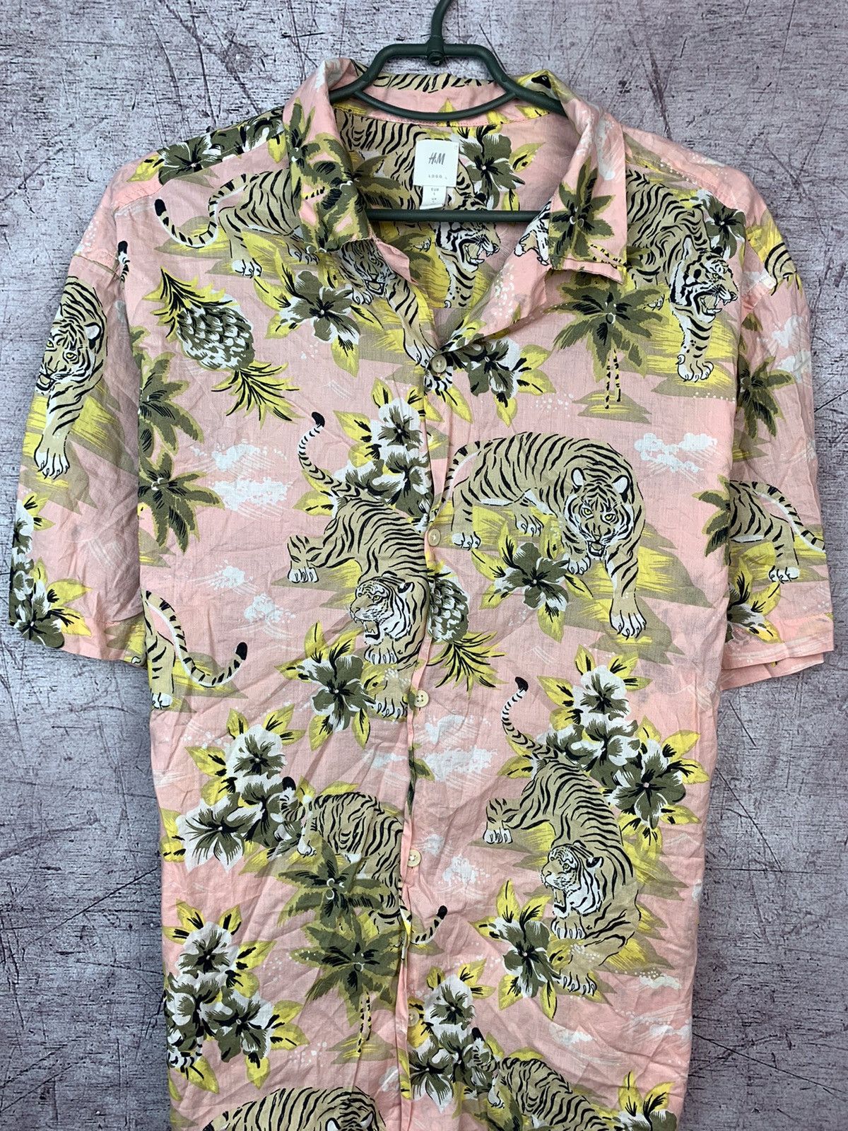 Japanese Brand Vintage Japanese Asian Tiger Shirt Size US L / EU 52-54 / 3 - 2 Thumbnail