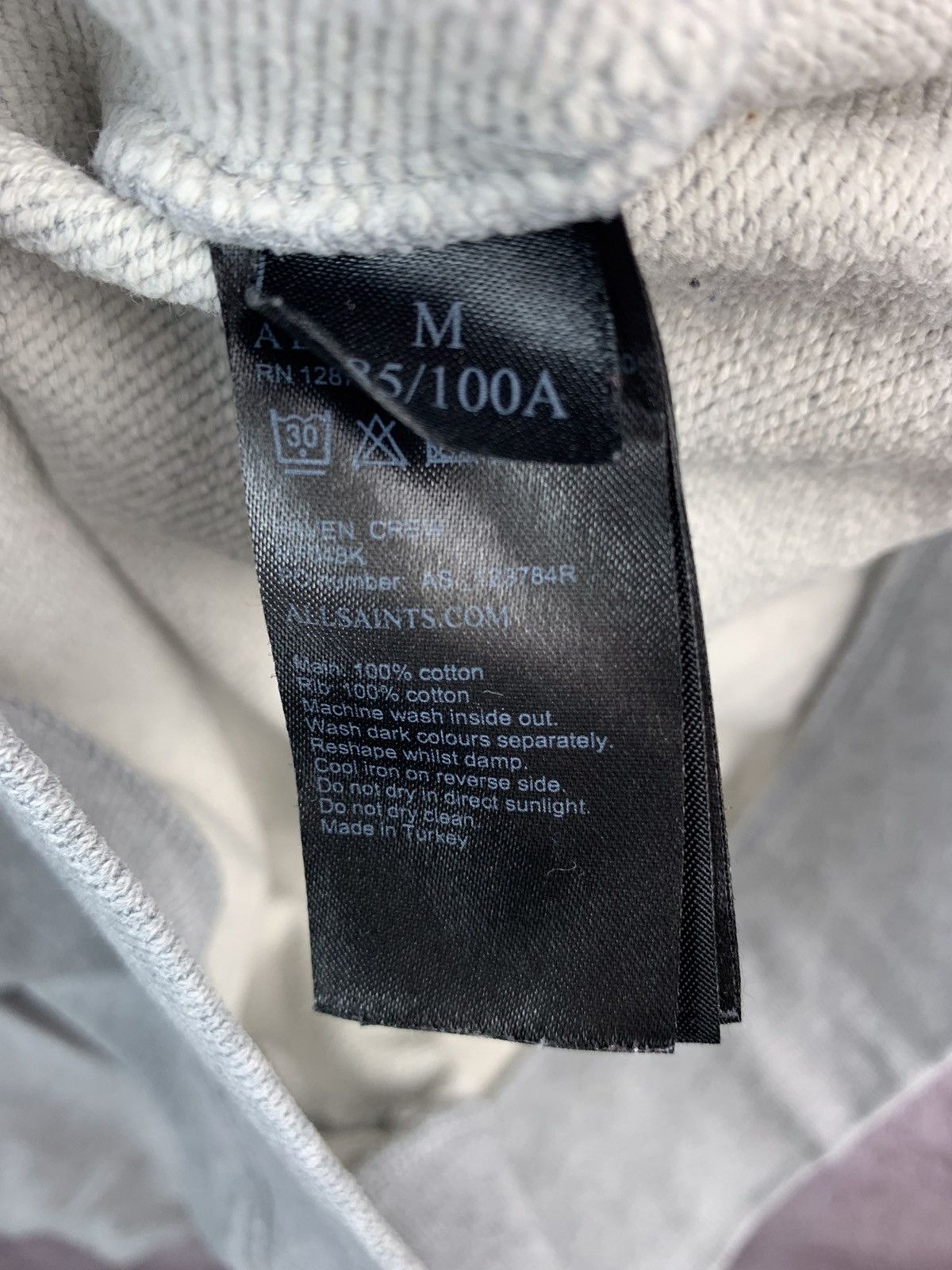 Allsaints Allsaints Vintage Crew Neck Sweatshirt Y2K Size US M / EU 48-50 / 2 - 6 Thumbnail