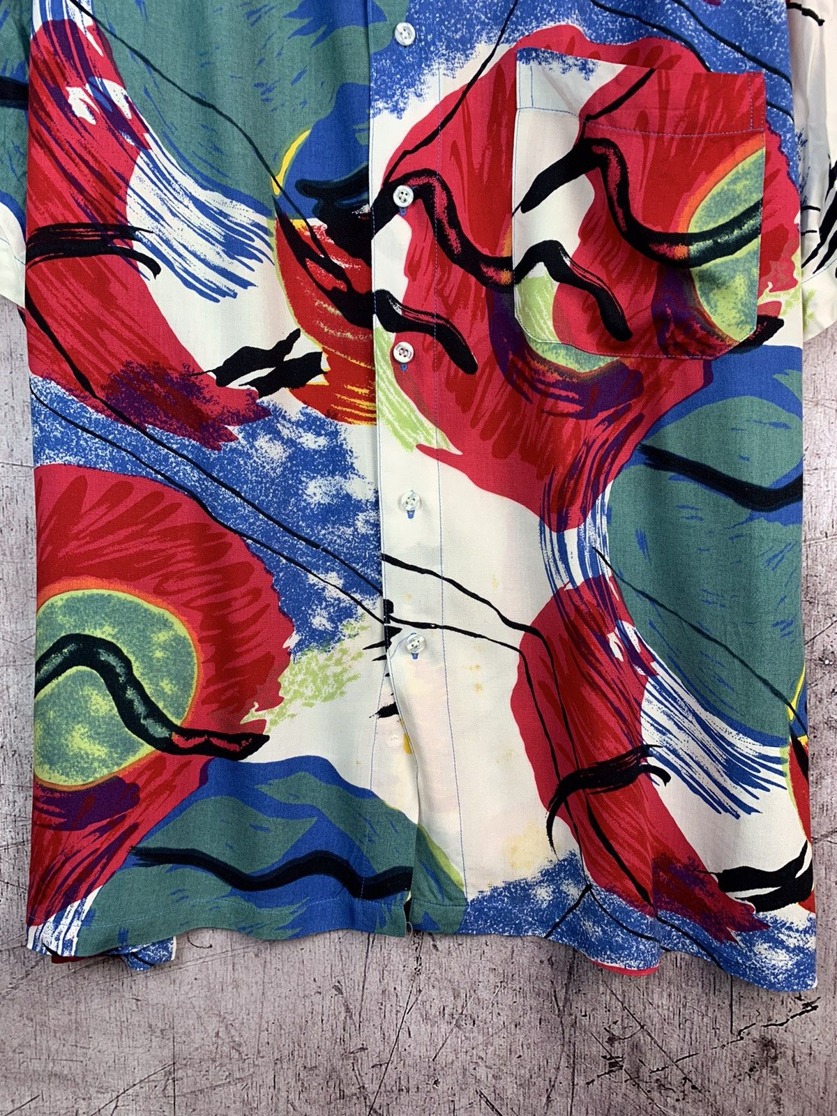 Other Vintage Mens Hawaiian Aloha Shirt Size US XL / EU 56 / 4 - 3 Thumbnail