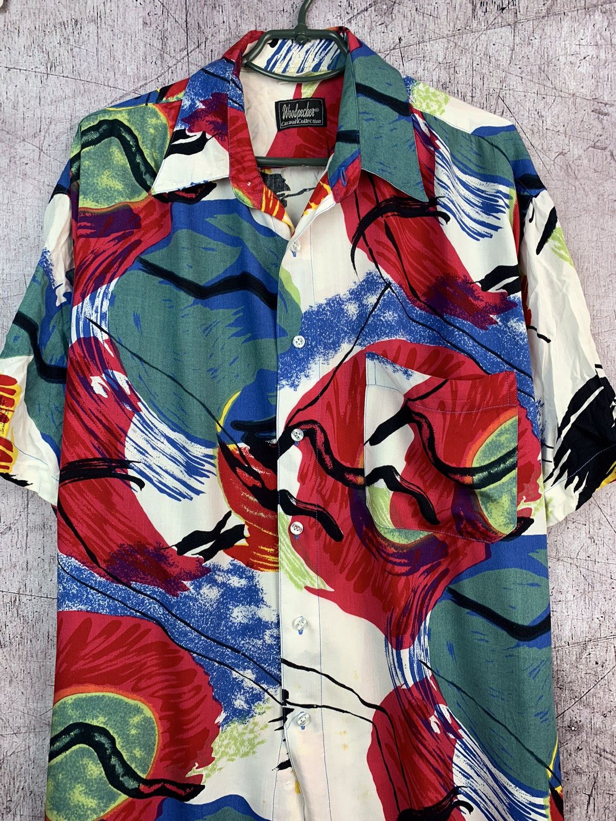 Other Vintage Mens Hawaiian Aloha Shirt Size US XL / EU 56 / 4 - 2 Thumbnail
