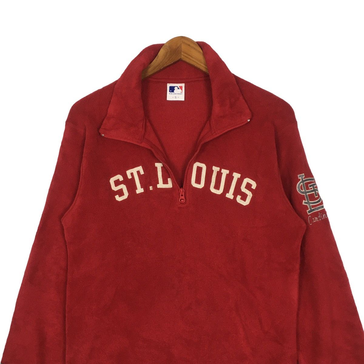 Japanese Brand × Uniqlo Uniqlo flecce ST.LOUIS MLB half zipper sweatshirt Size US S / EU 44-46 / 1 - 2 Thumbnail
