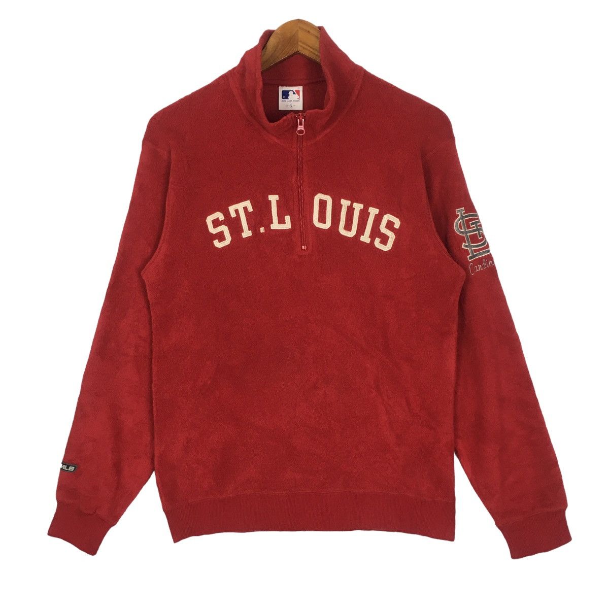 Japanese Brand × Uniqlo Uniqlo flecce ST.LOUIS MLB half zipper sweatshirt Size US S / EU 44-46 / 1 - 1 Thumbnail