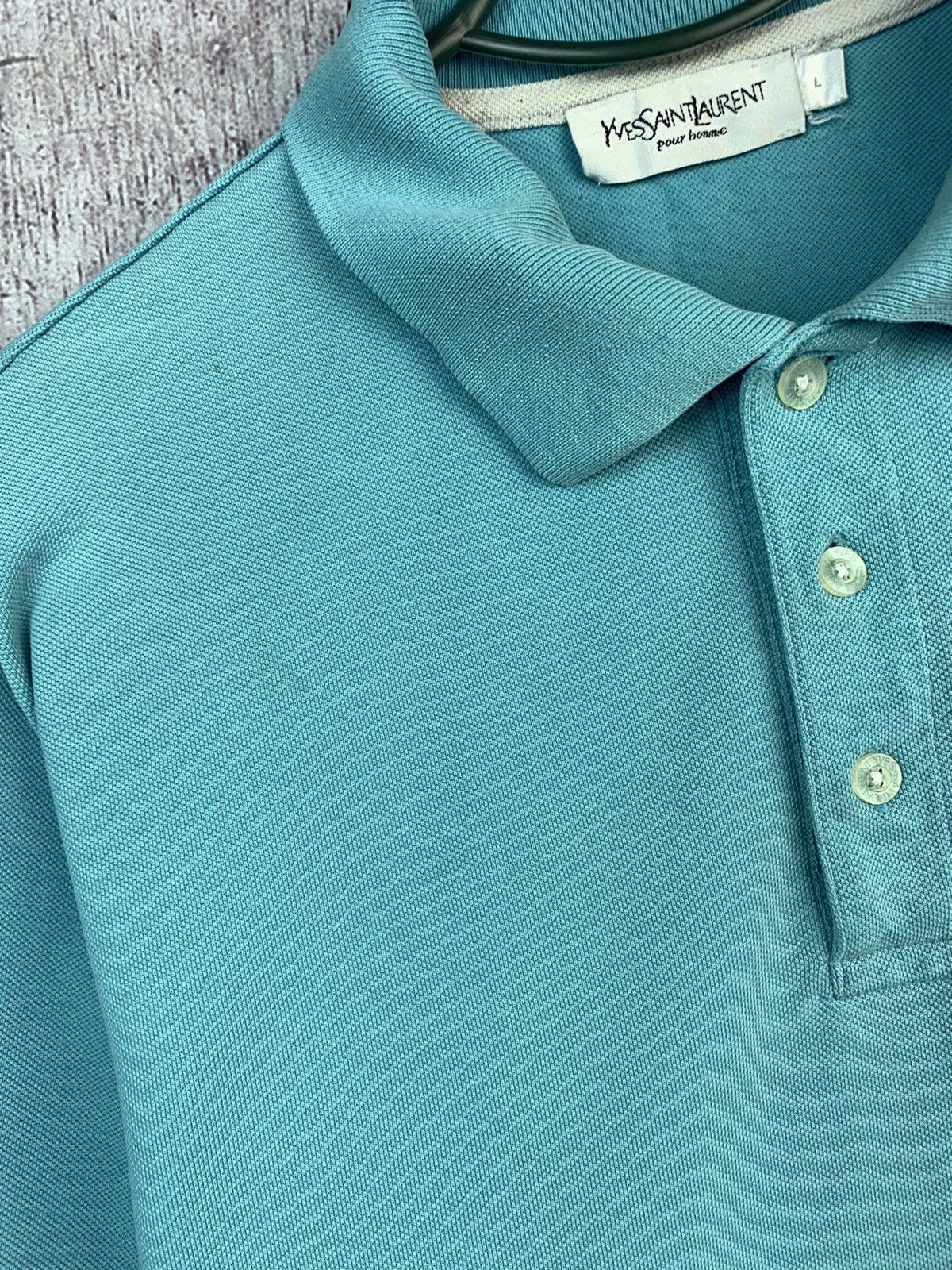 Vintage × Yves Saint Laurent Vintage Yves Saint Laurent Polo Shirt Size US L / EU 52-54 / 3 - 5 Thumbnail