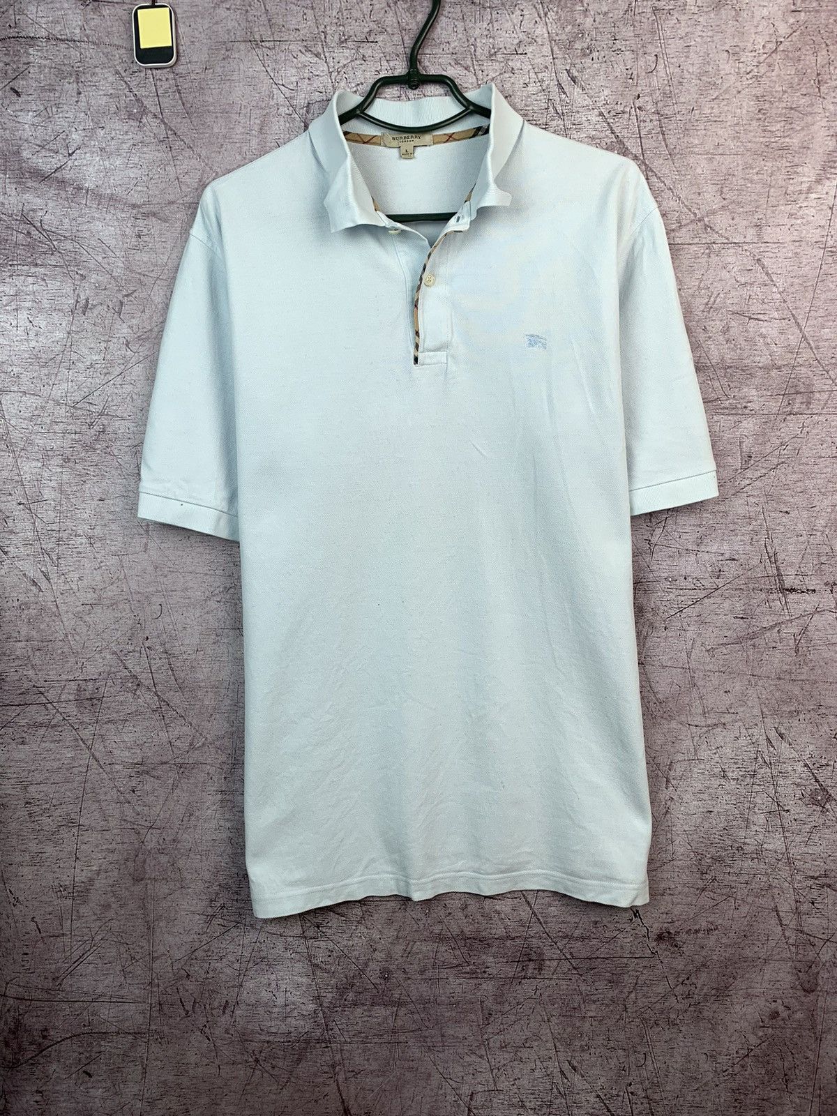 Burberry Vintage Burberry Polo Shirt Size US L / EU 52-54 / 3 - 1 Thumbnail