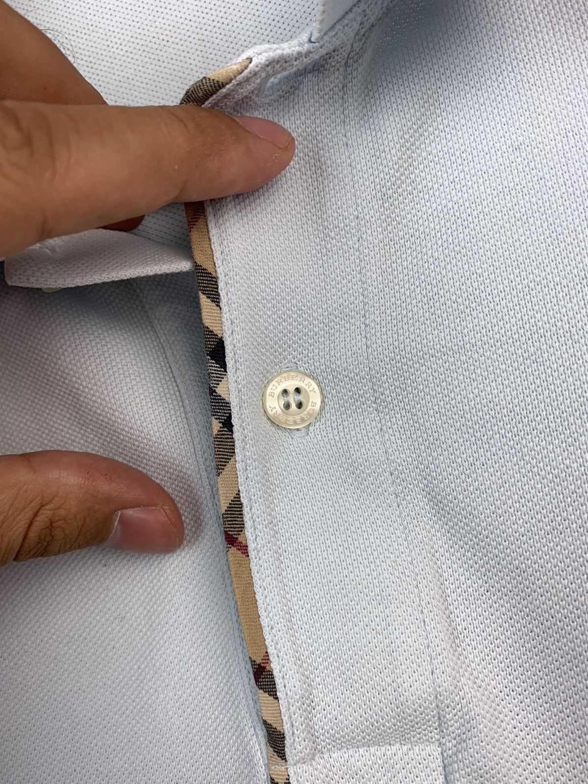 Burberry Vintage Burberry Polo Shirt Size US L / EU 52-54 / 3 - 6 Thumbnail
