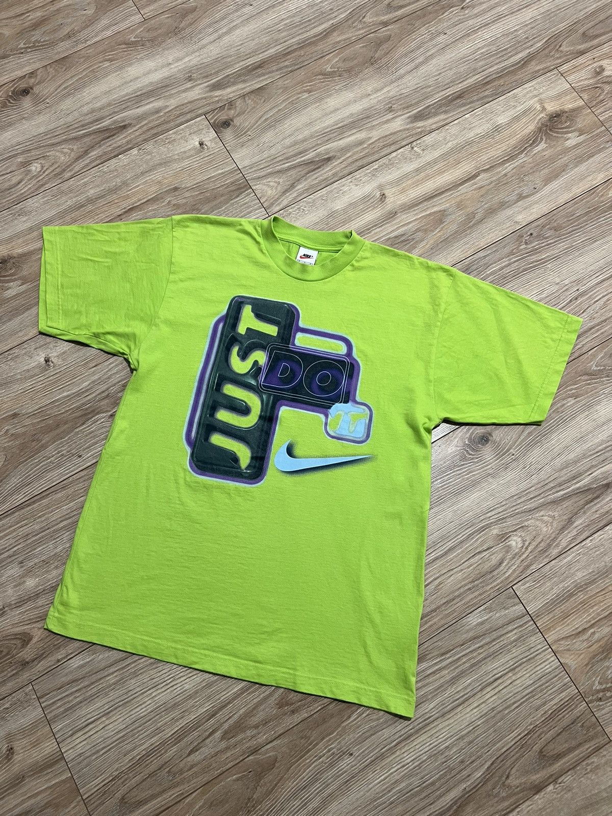 Nike × Vintage T-shirt Nike Just Do It Vintage 90s Big Logo Size US M / EU 48-50 / 2 - 1 Thumbnail