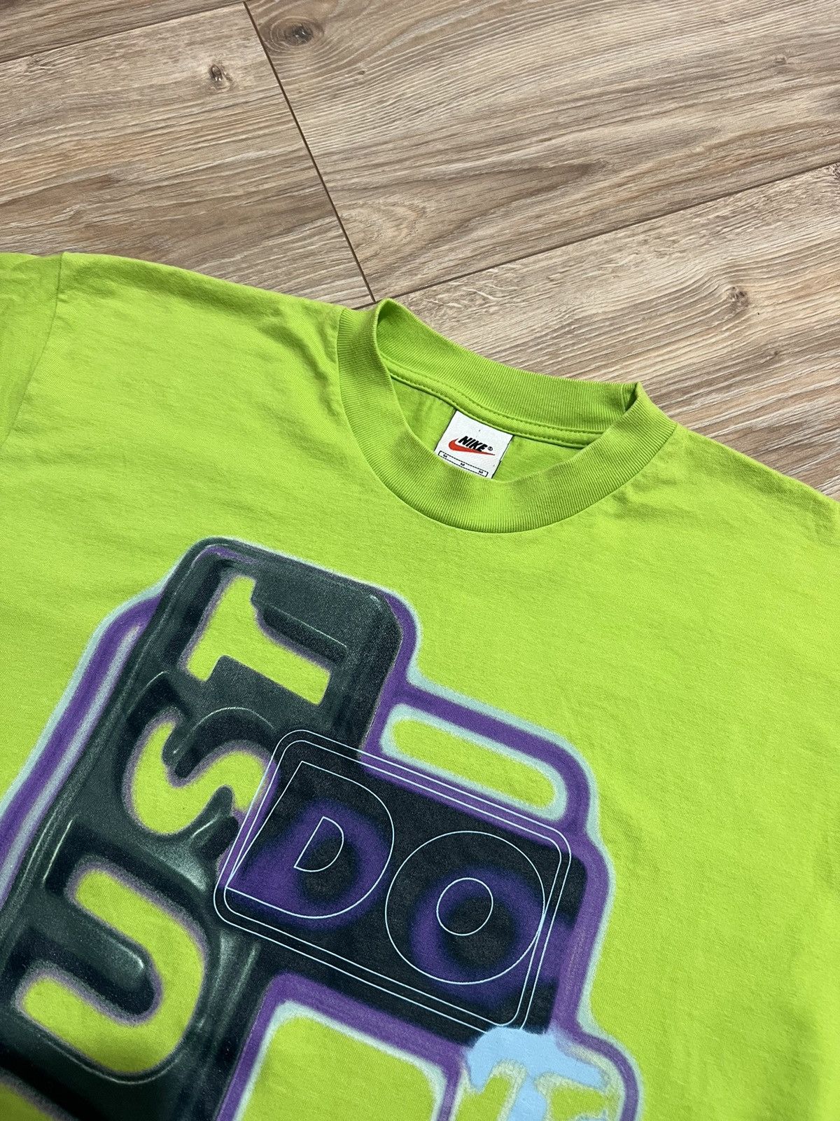 Nike × Vintage T-shirt Nike Just Do It Vintage 90s Big Logo Size US M / EU 48-50 / 2 - 3 Thumbnail