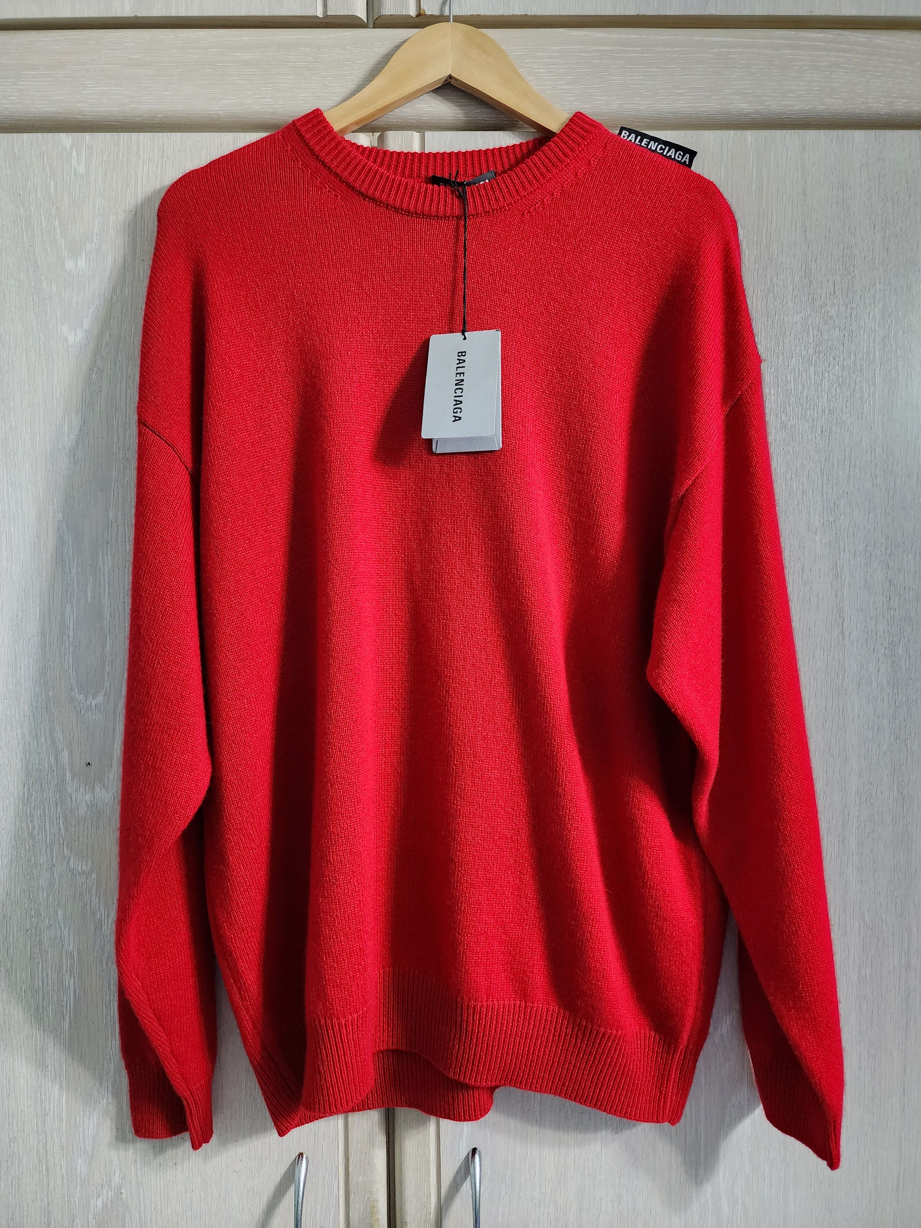 Balenciaga Logo Cashmere Sweater Size US S / EU 44-46 / 1 - 1 Thumbnail