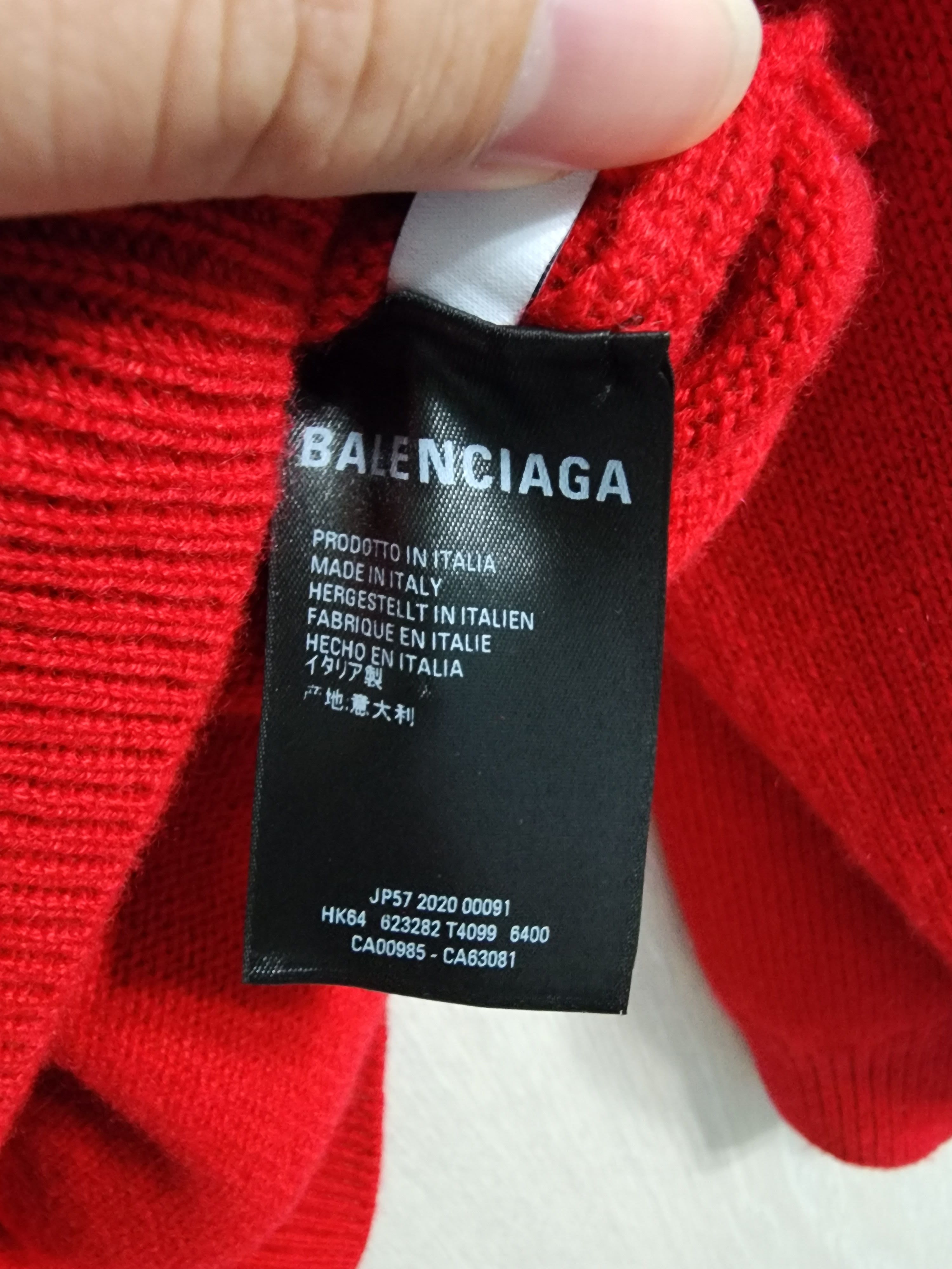 Balenciaga Logo Cashmere Sweater Size US S / EU 44-46 / 1 - 6 Thumbnail