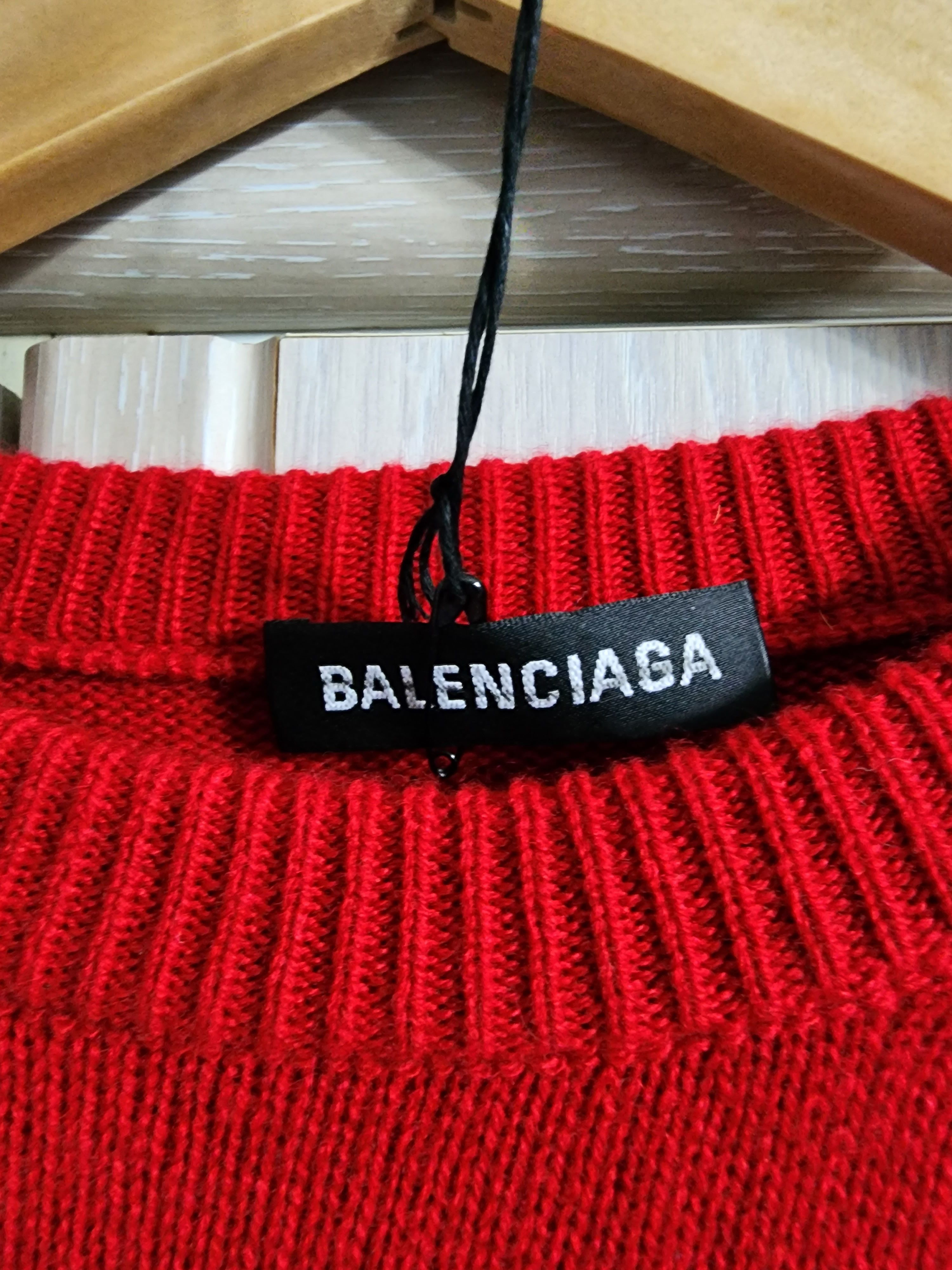 Balenciaga Logo Cashmere Sweater Size US S / EU 44-46 / 1 - 7 Thumbnail
