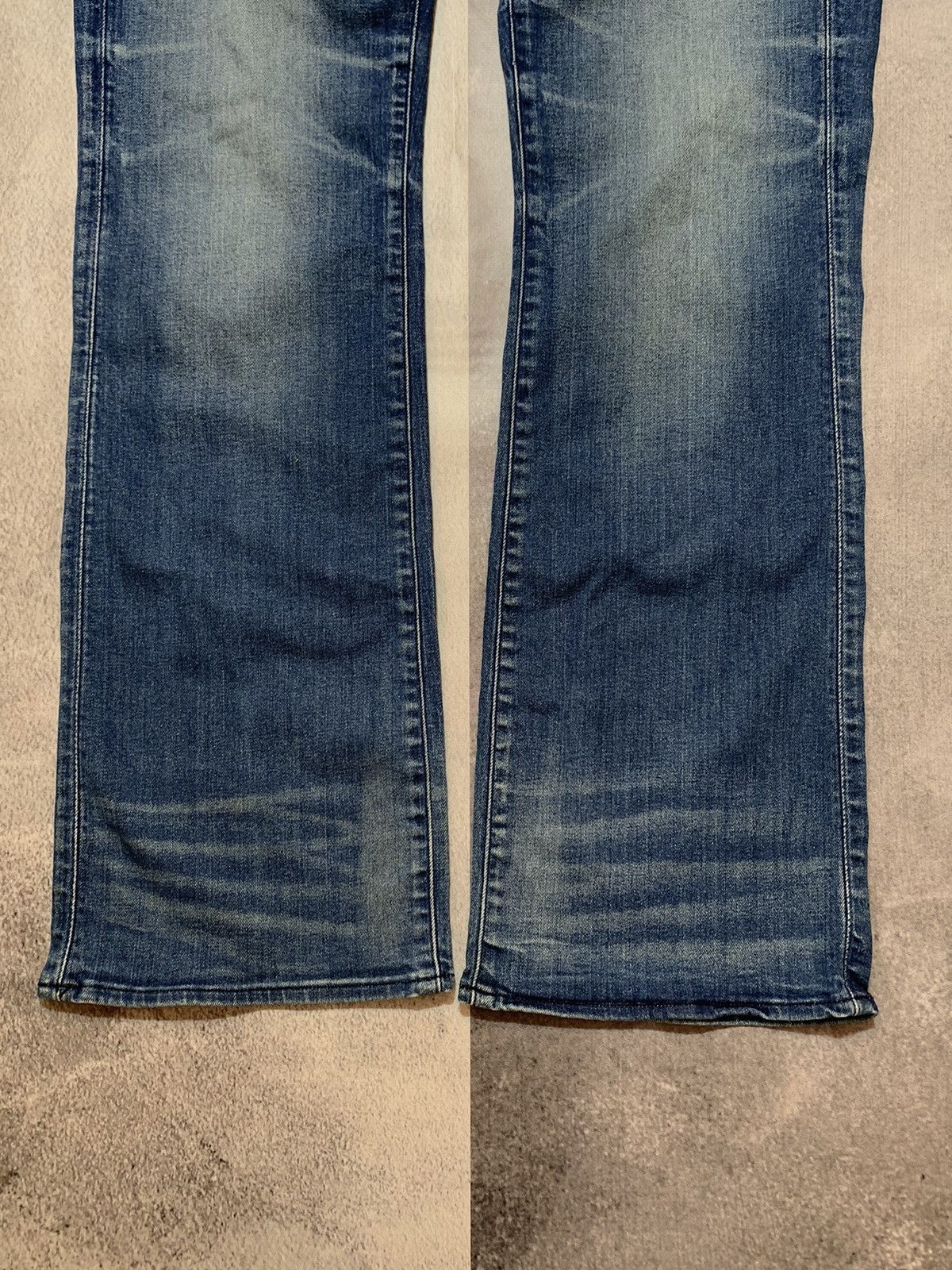 G-Star × Vintage Vintage G-star RAW low rise flared denim pants faded size 29 Size 29" - 4 Thumbnail