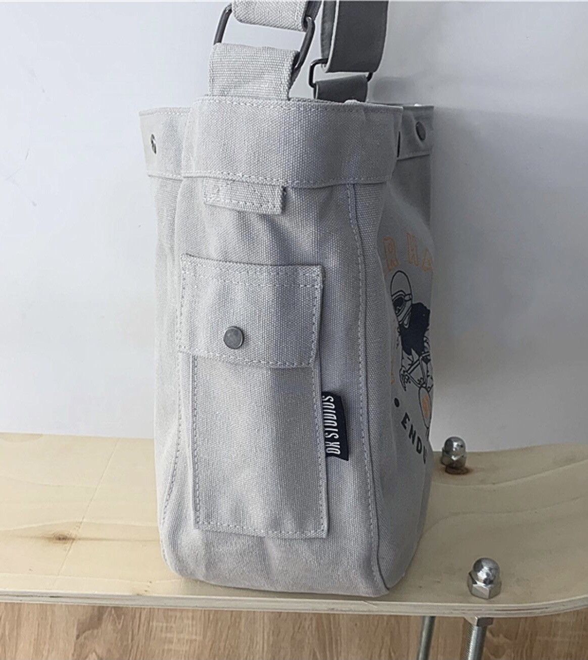 Japanese Brand 90s retro cartoon graphic canvas shoulder bag crossbody Size ONE SIZE - 6 Thumbnail