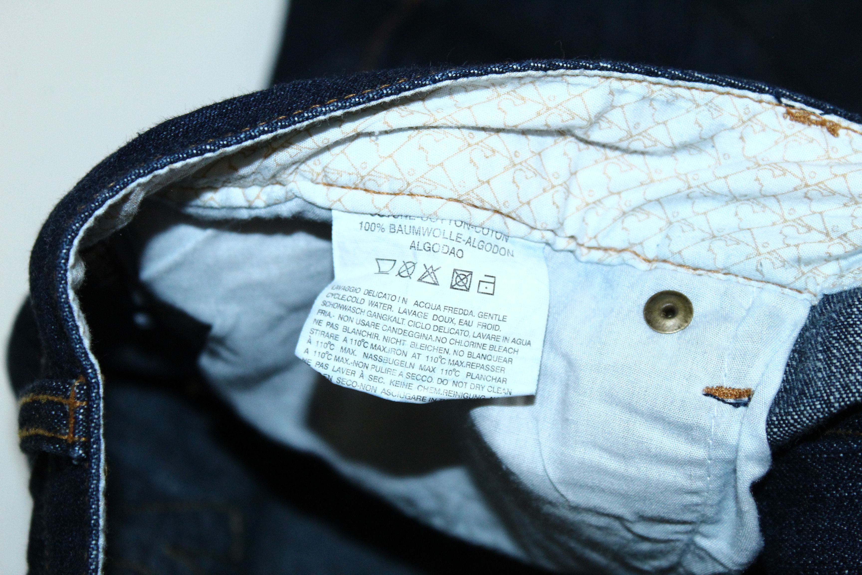 New York Yankees RARE💥 Y2K Majestic NY Yankees Raw Denim Rap Jeans Size US 38 / EU 54 - 8 Thumbnail