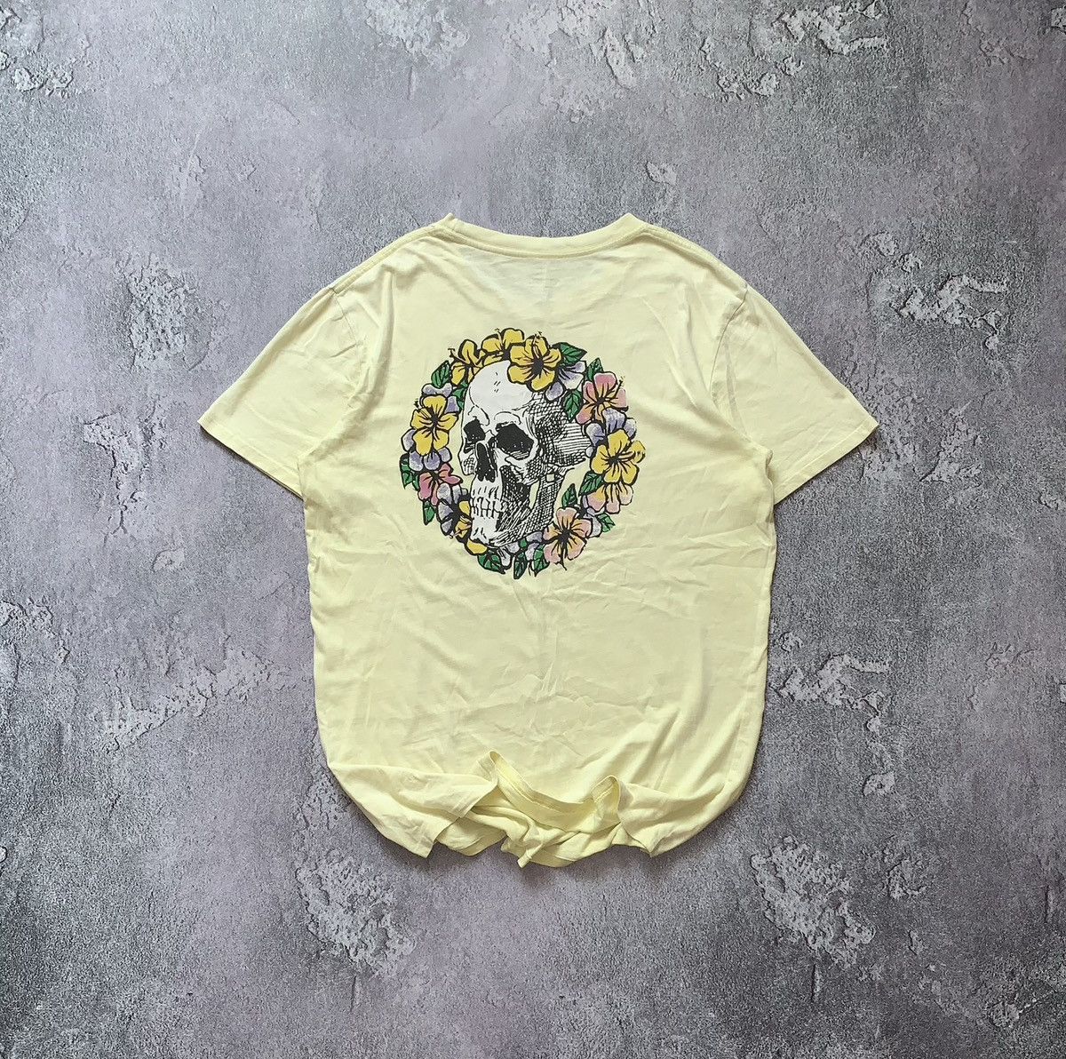 Quicksilver × Quiksilver Quiksilver M big logo scull flowers 💐 tee T-shirt polo dress Size US M / EU 48-50 / 2 - 1 Thumbnail