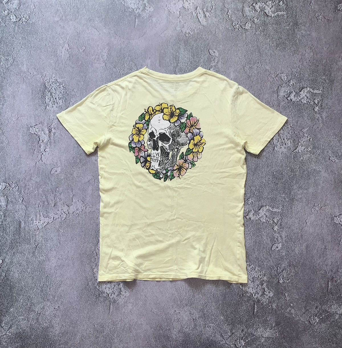 Quicksilver × Quiksilver Quiksilver M big logo scull flowers 💐 tee T-shirt polo dress Size US M / EU 48-50 / 2 - 2 Thumbnail